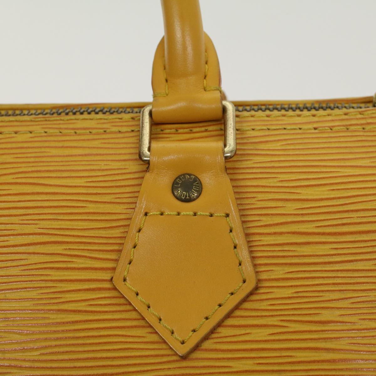 LOUIS VUITTON Epi Speedy 25 Hand Bag Tassili Yellow M43019 LV Auth 45649