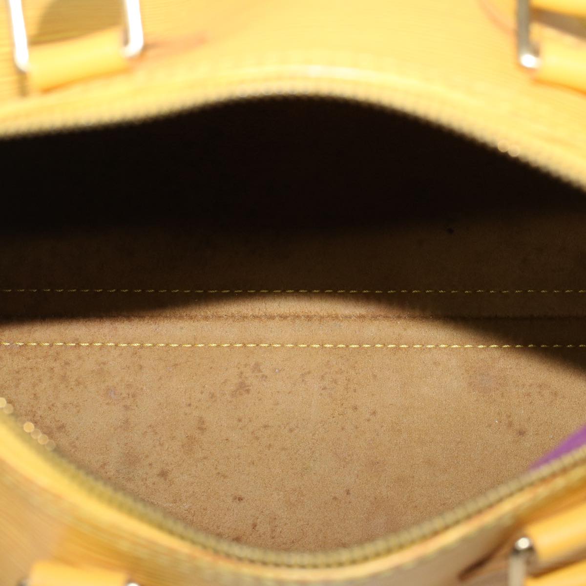 LOUIS VUITTON Epi Speedy 25 Hand Bag Tassili Yellow M43019 LV Auth 45649