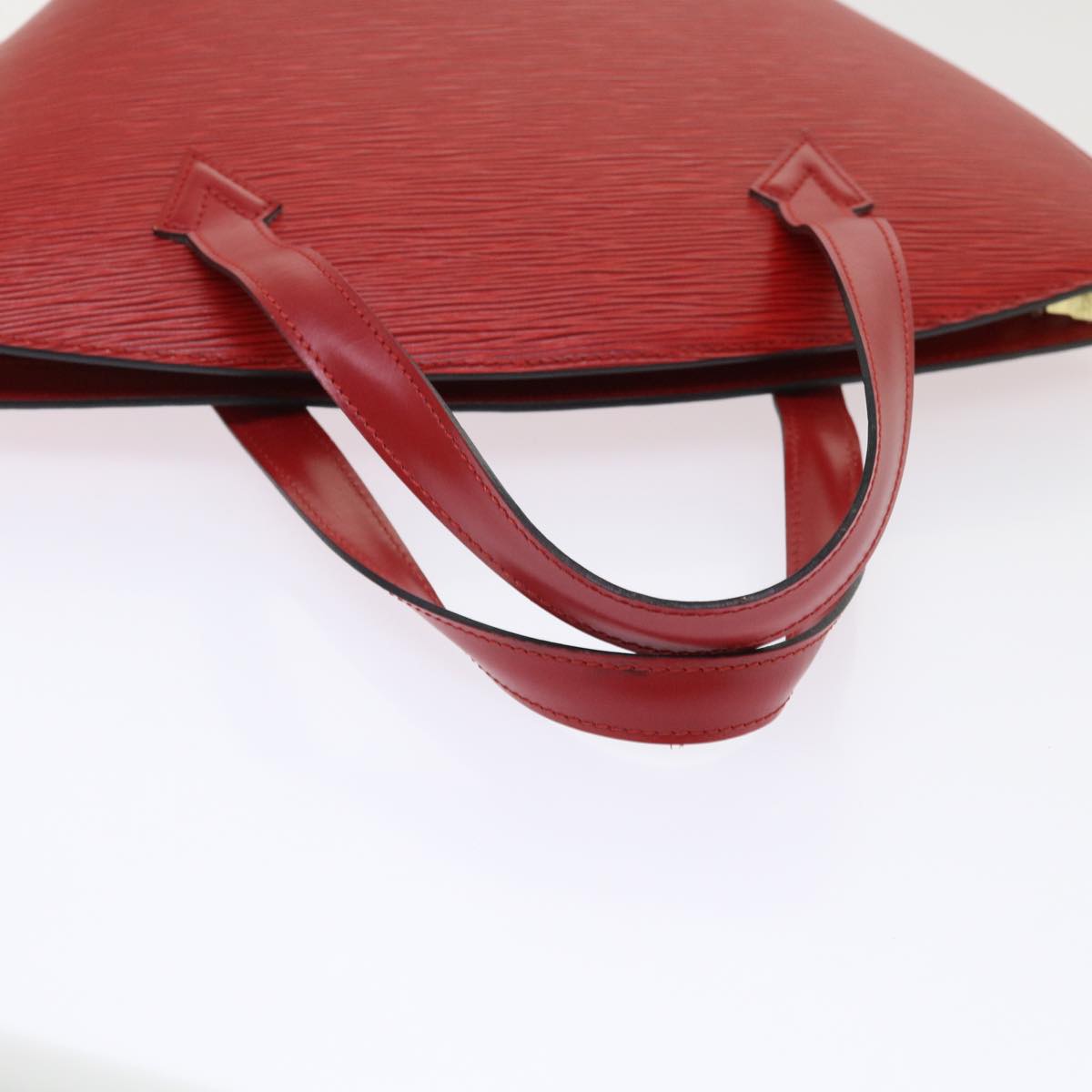 LOUIS VUITTON Epi Saint Jacques Hand Bag Red M52277 LV Auth 45680