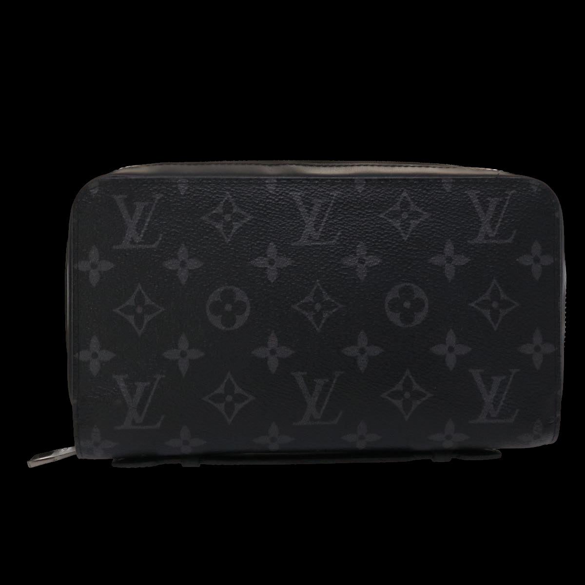 LOUIS VUITTON Monogram Eclipse Zippy XL Travel Case M61698 LV Auth 45688