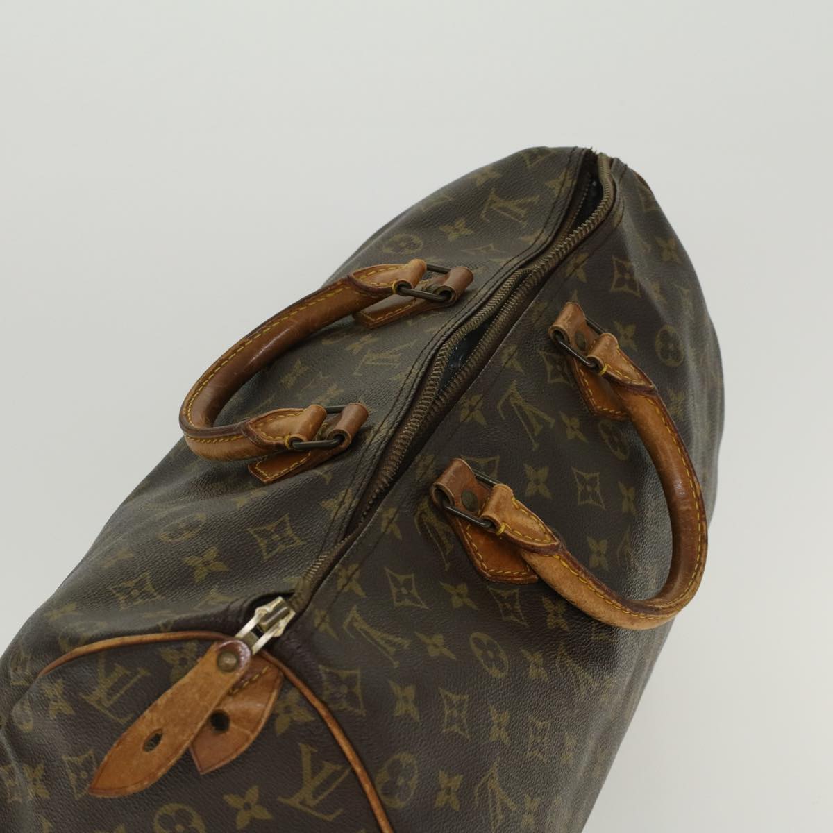 LOUIS VUITTON Monogram Speedy 40 Hand Bag M41522 LV Auth 45692