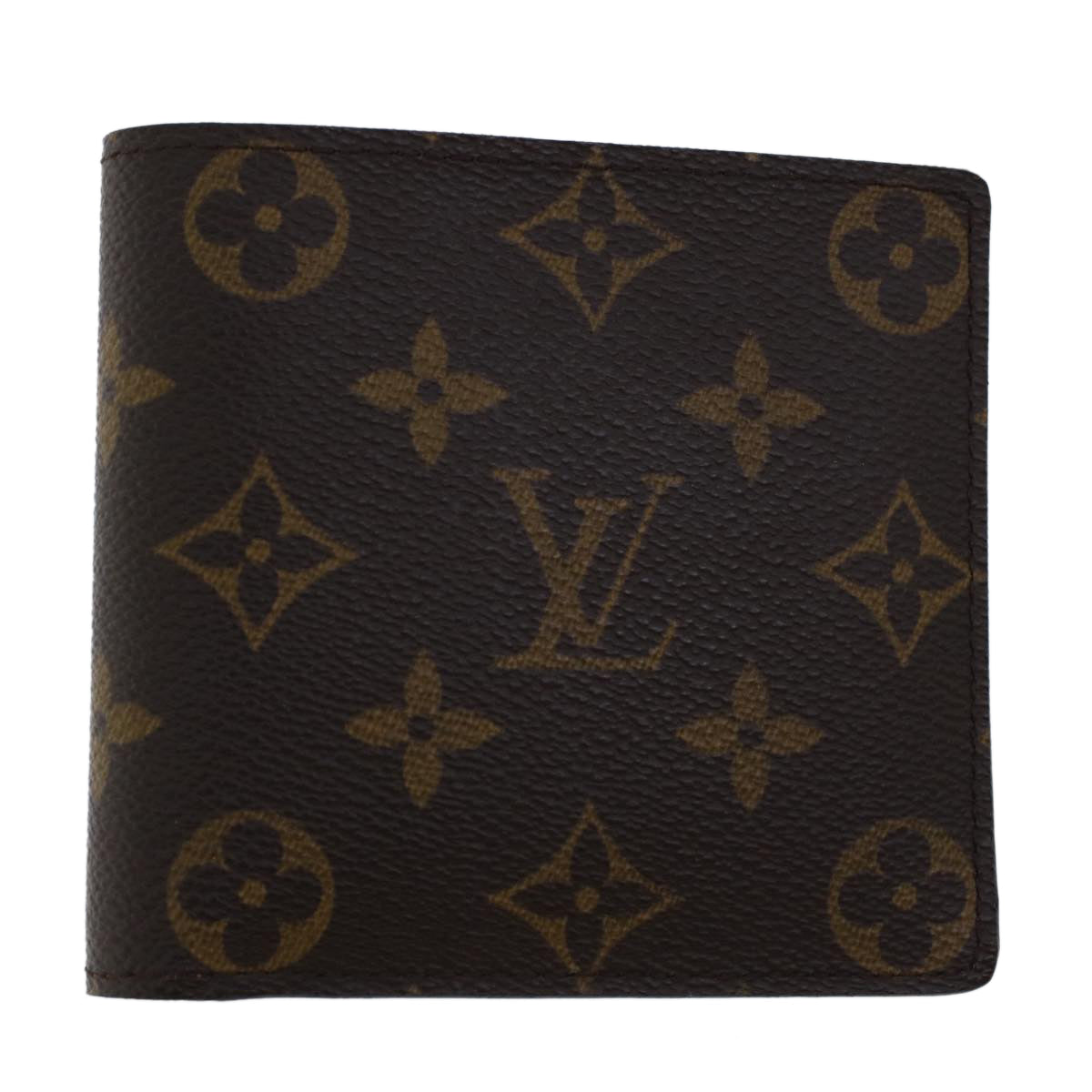 LOUIS VUITTON Monogram Portefeuille Marco Bifold Wallet M61675 LV Auth 45694