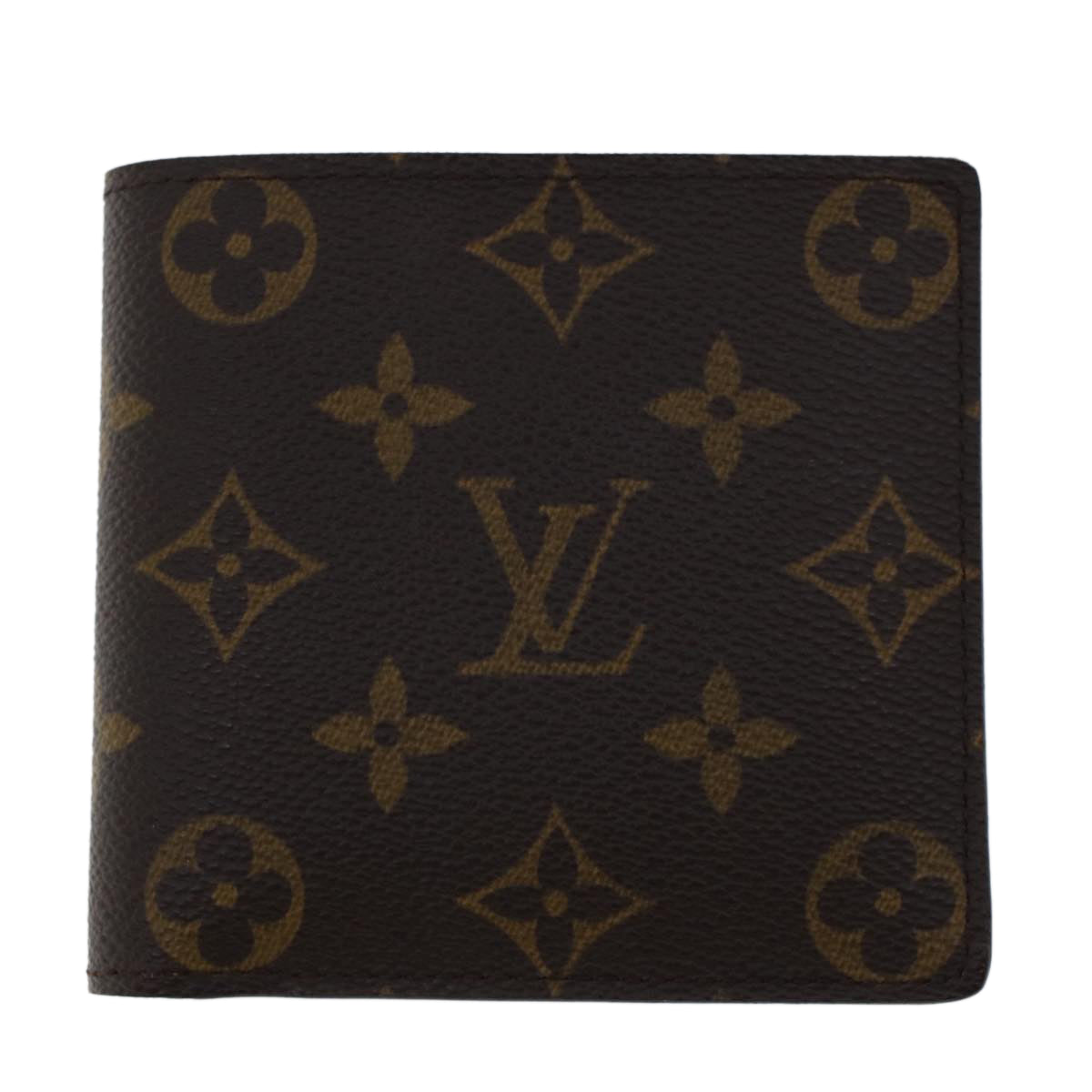 LOUIS VUITTON Monogram Portefeuille Marco Bifold Wallet M61675 LV Auth 45694