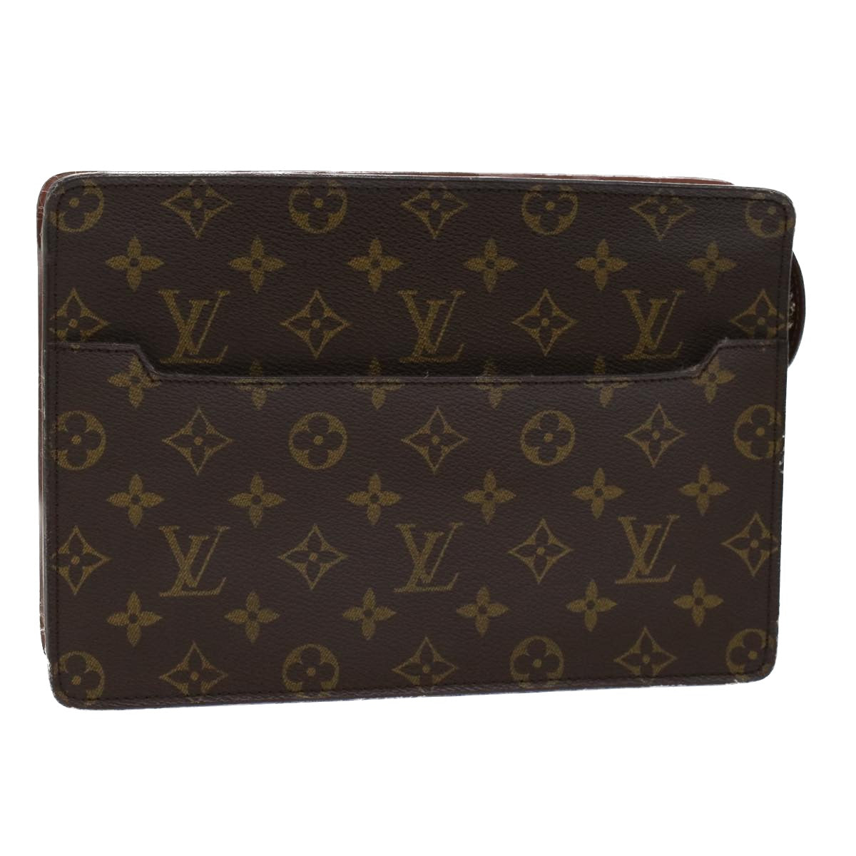 LOUIS VUITTON Monogram Pochette Homme Clutch Bag M51795 LV Auth 45702