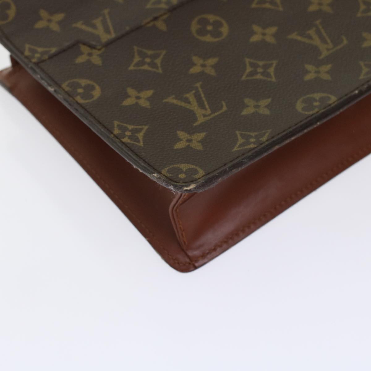 LOUIS VUITTON Monogram Pochette Homme Clutch Bag M51795 LV Auth 45702