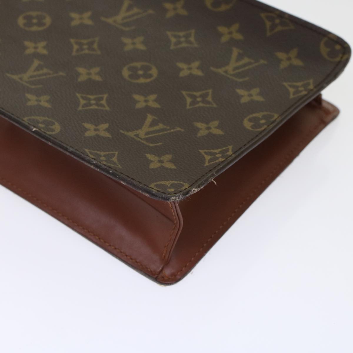 LOUIS VUITTON Monogram Pochette Homme Clutch Bag M51795 LV Auth 45702