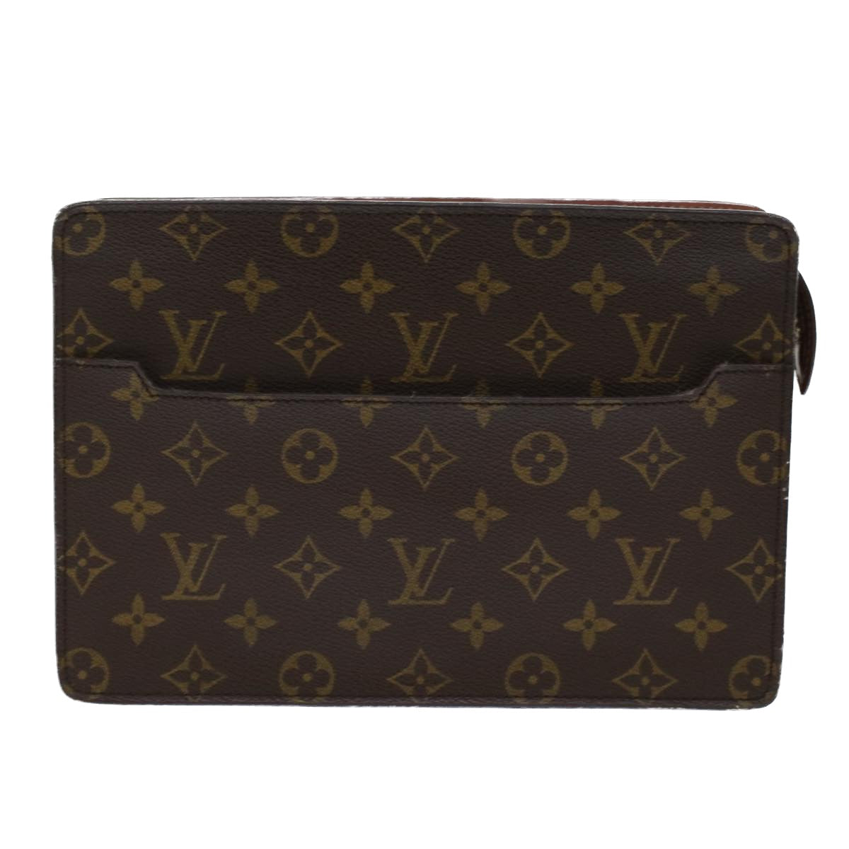 LOUIS VUITTON Monogram Pochette Homme Clutch Bag M51795 LV Auth 45702