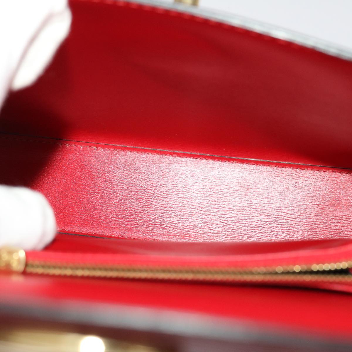 LOUIS VUITTON Epi Malesherbes Hand Bag Red M52377 LV Auth 45709