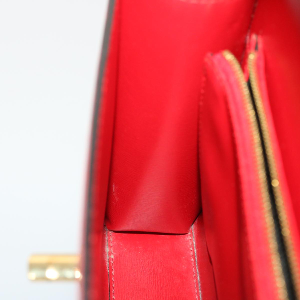 LOUIS VUITTON Epi Malesherbes Hand Bag Red M52377 LV Auth 45709