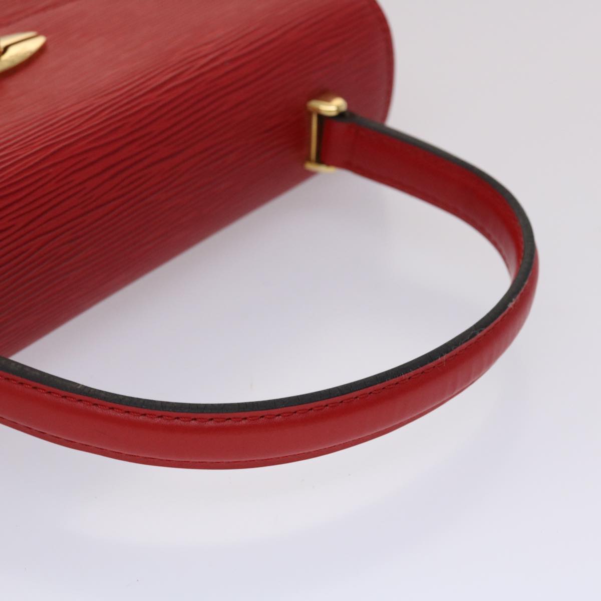 LOUIS VUITTON Epi Malesherbes Hand Bag Red M52377 LV Auth 45709