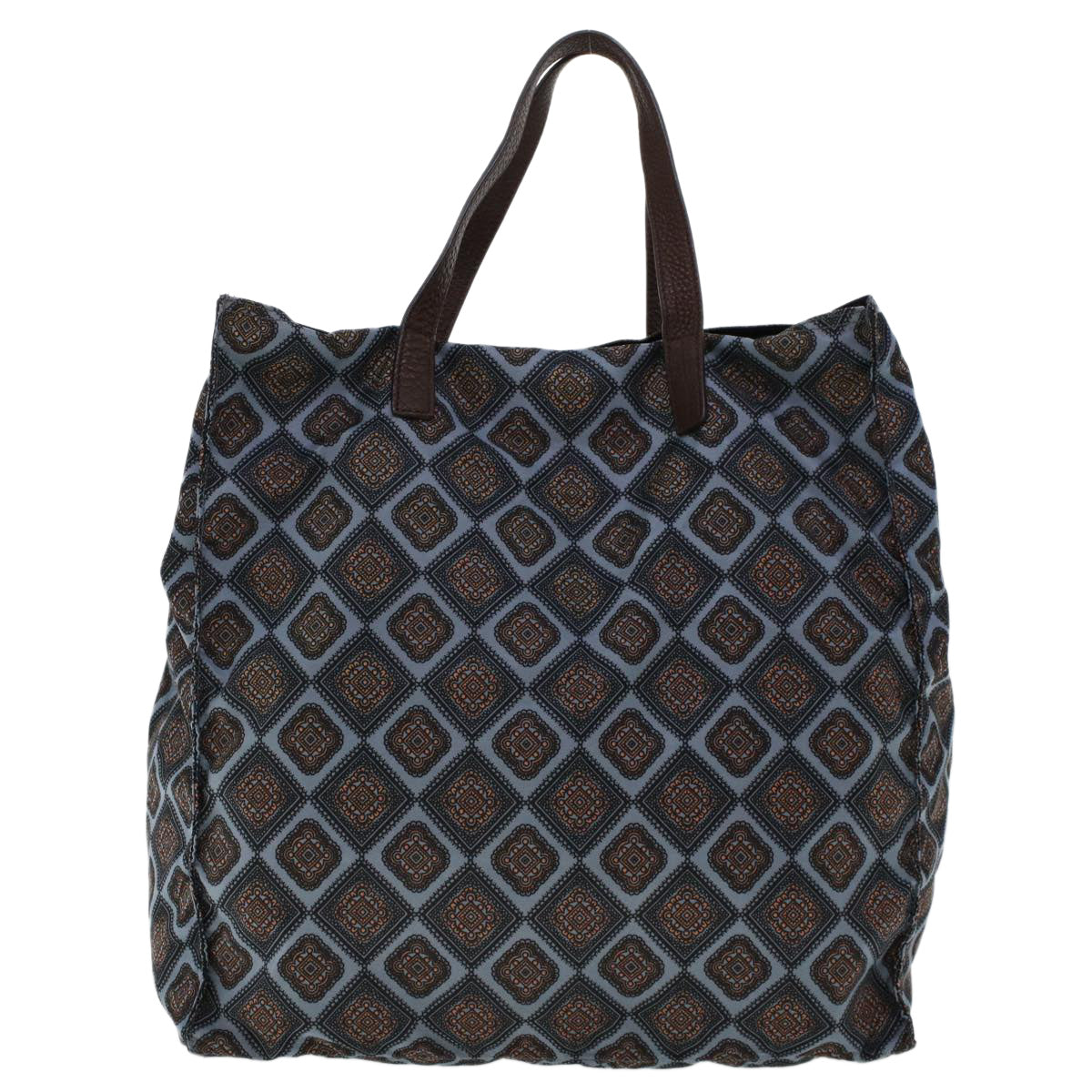 PRADA Hand Bag Nylon Blue Auth 45723 - 0