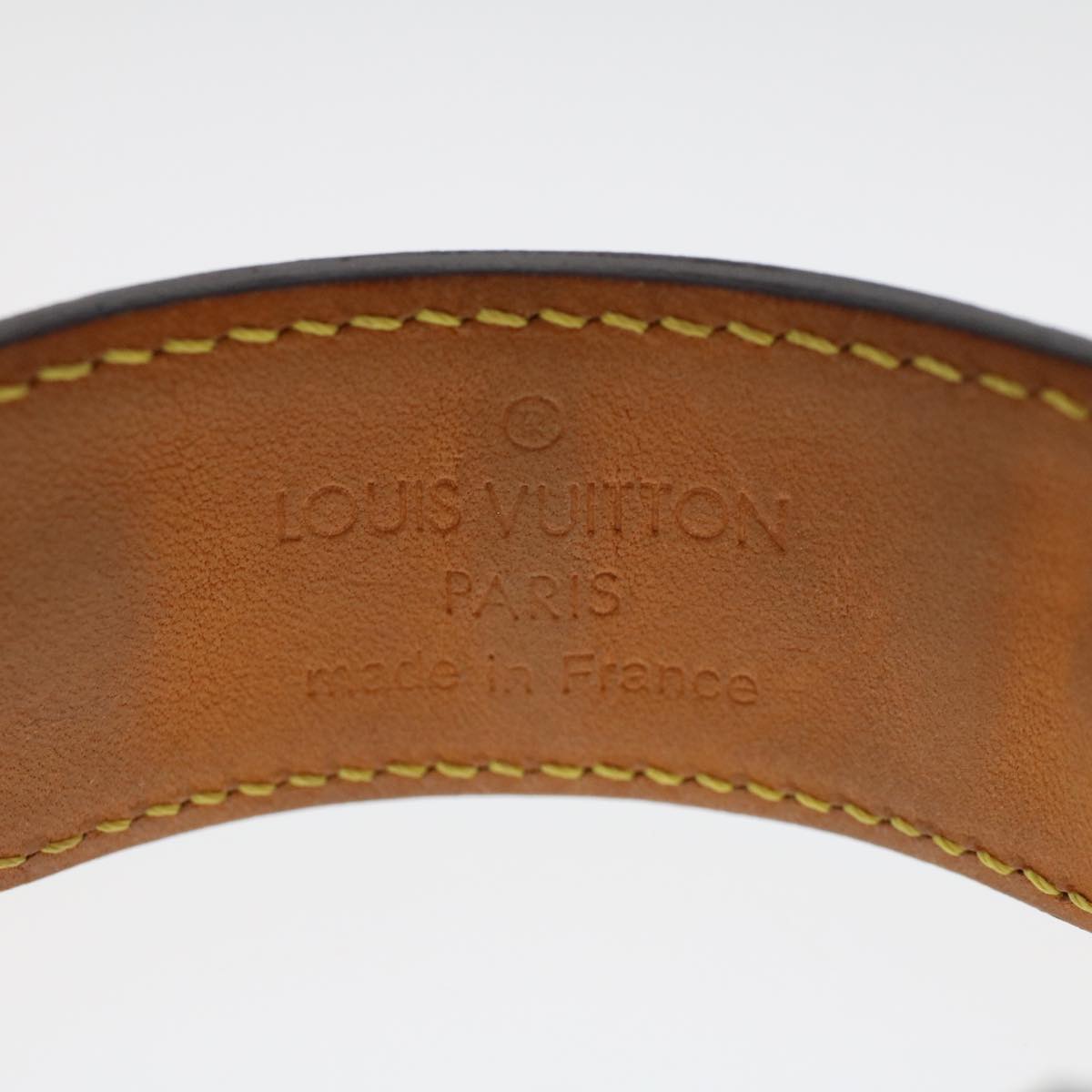 LOUIS VUITTON Monogram Porte a Dress Bracelet M92577 LV Auth 45726