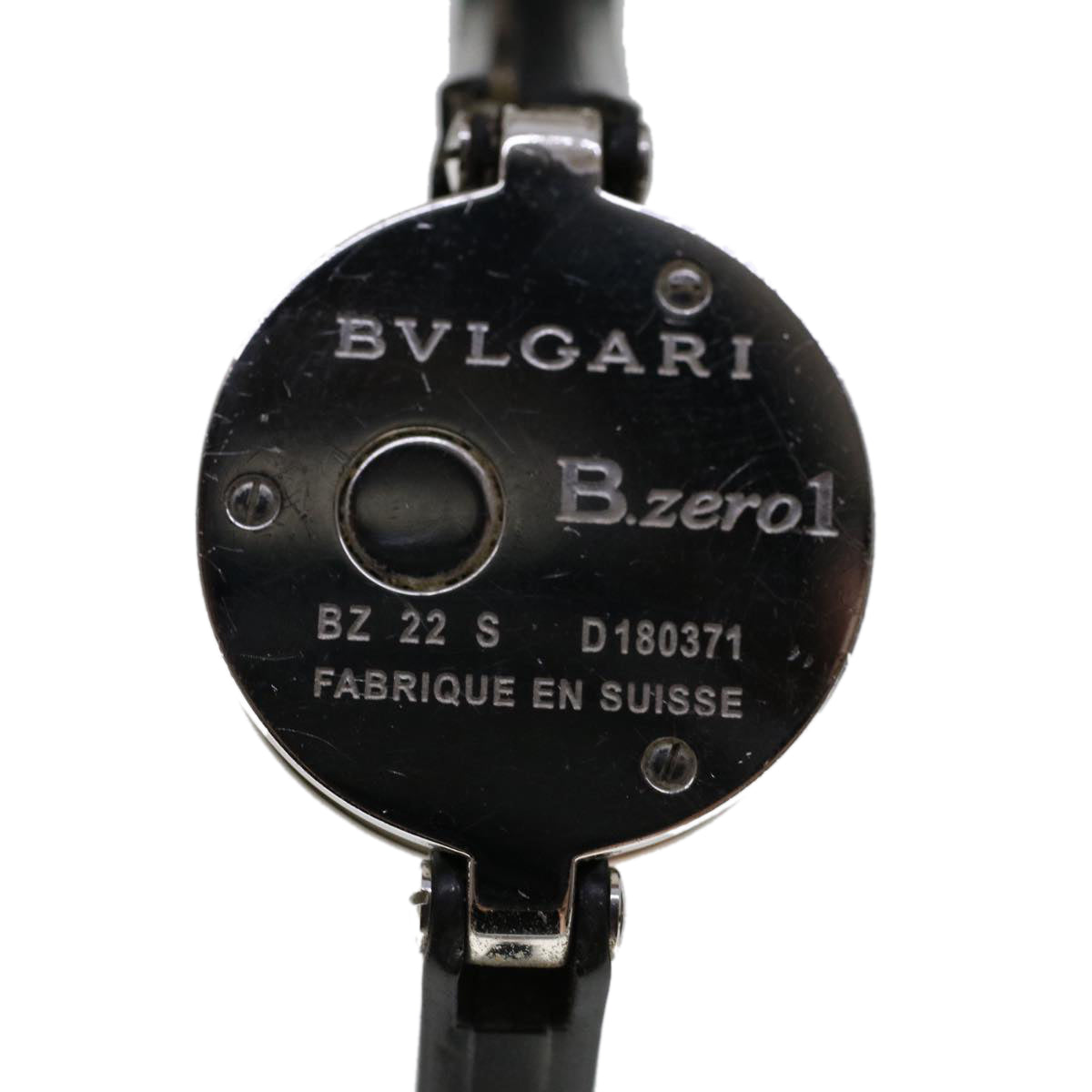 BVLGARI Watches Zero One Stainless Steel Silver Black Auth 45729