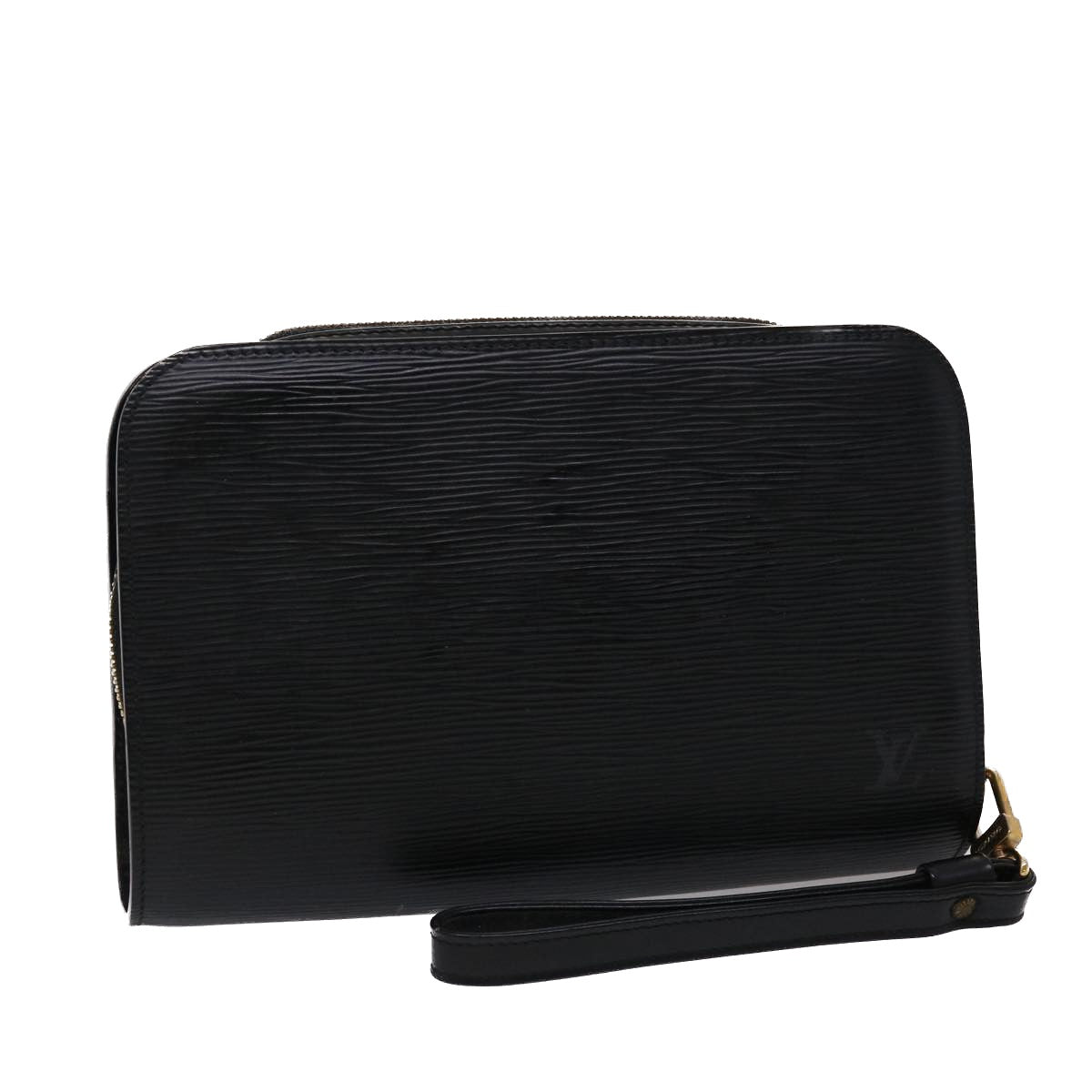 LOUIS VUITTON Epi Orsay Clutch Bag Black M51992 LV Auth 45731