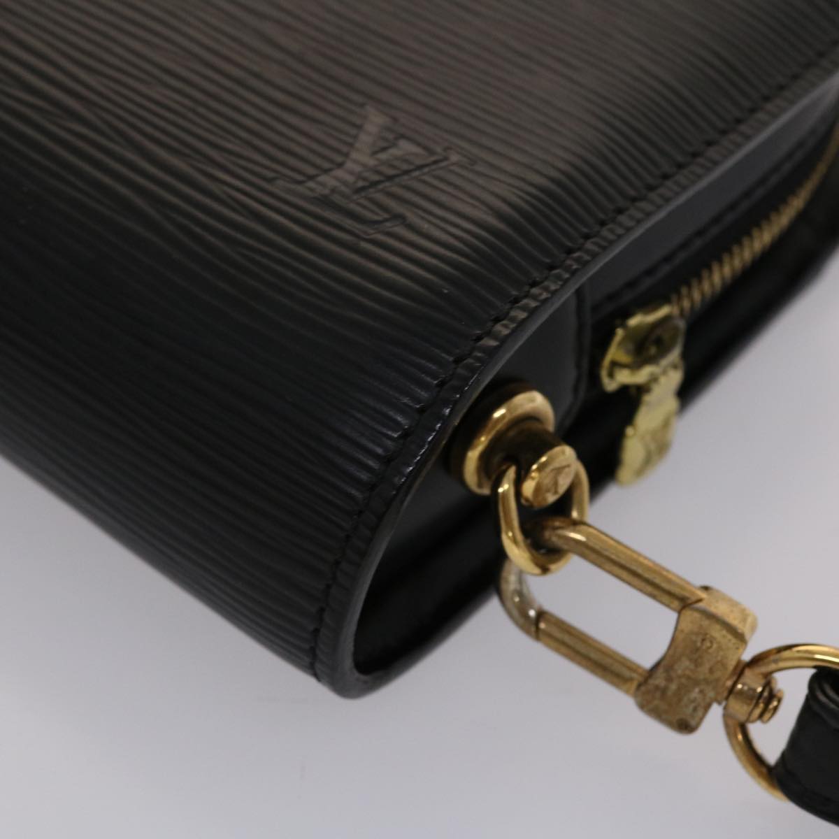 LOUIS VUITTON Epi Orsay Clutch Bag Black M51992 LV Auth 45731