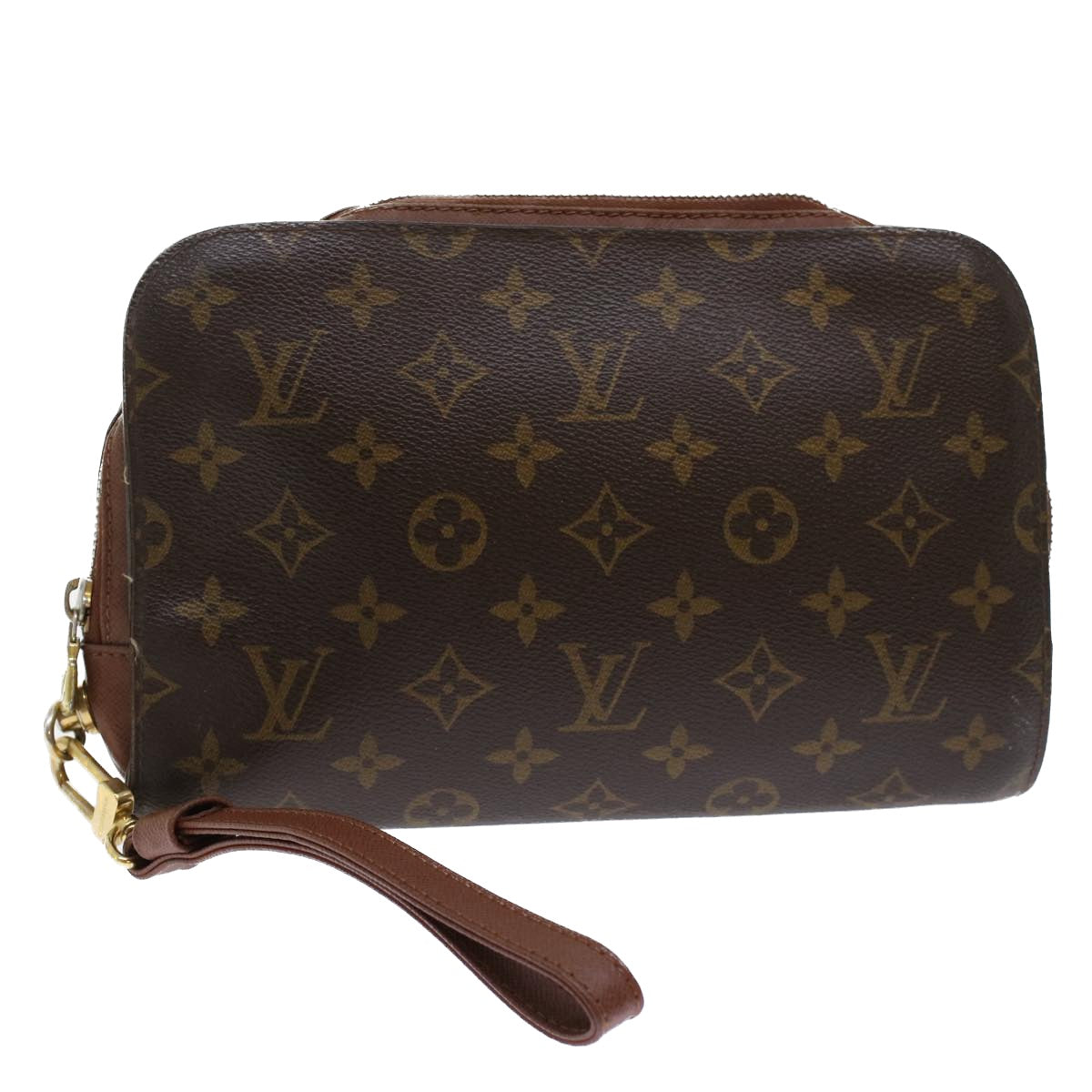 LOUIS VUITTON Monogram Orsay Clutch Bag M51790 LV Auth 45732