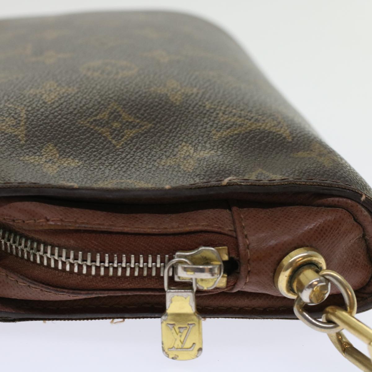 LOUIS VUITTON Monogram Orsay Clutch Bag M51790 LV Auth 45732