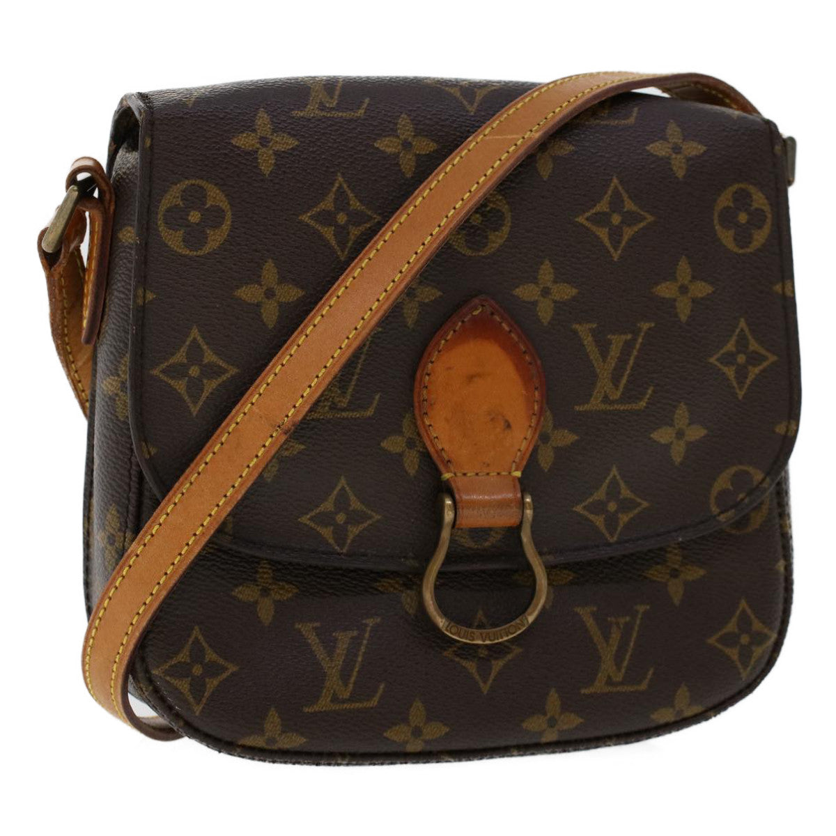 LOUIS VUITTON Monogram Saint Cloud MM Shoulder Bag M51243 LV Auth 45749