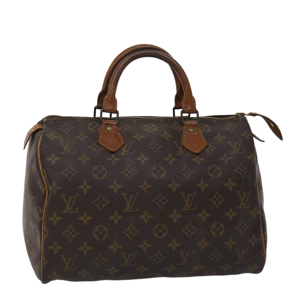 LOUIS VUITTON Monogram Speedy 30 Hand Bag M41526 LV Auth 45750