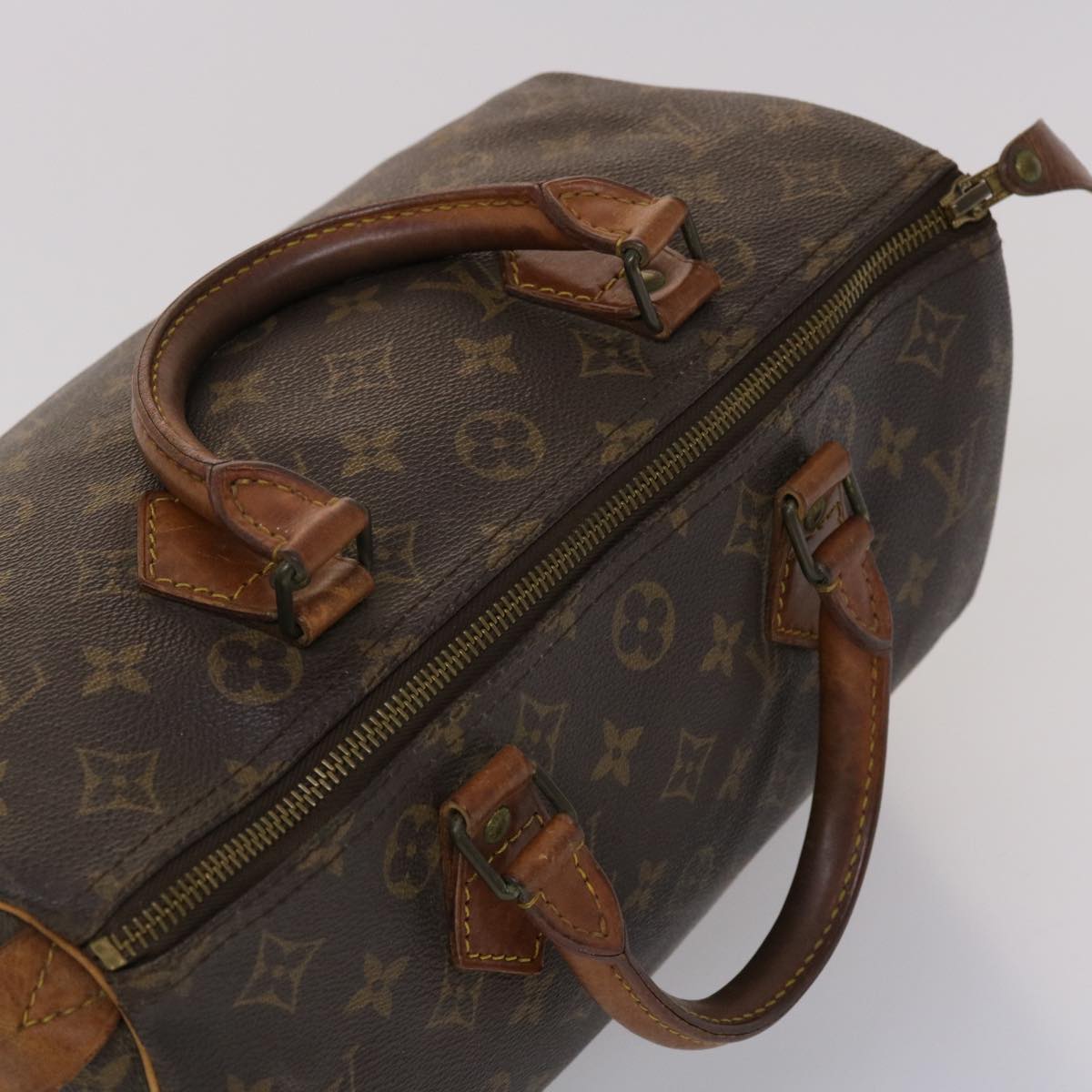 LOUIS VUITTON Monogram Speedy 30 Hand Bag M41526 LV Auth 45750