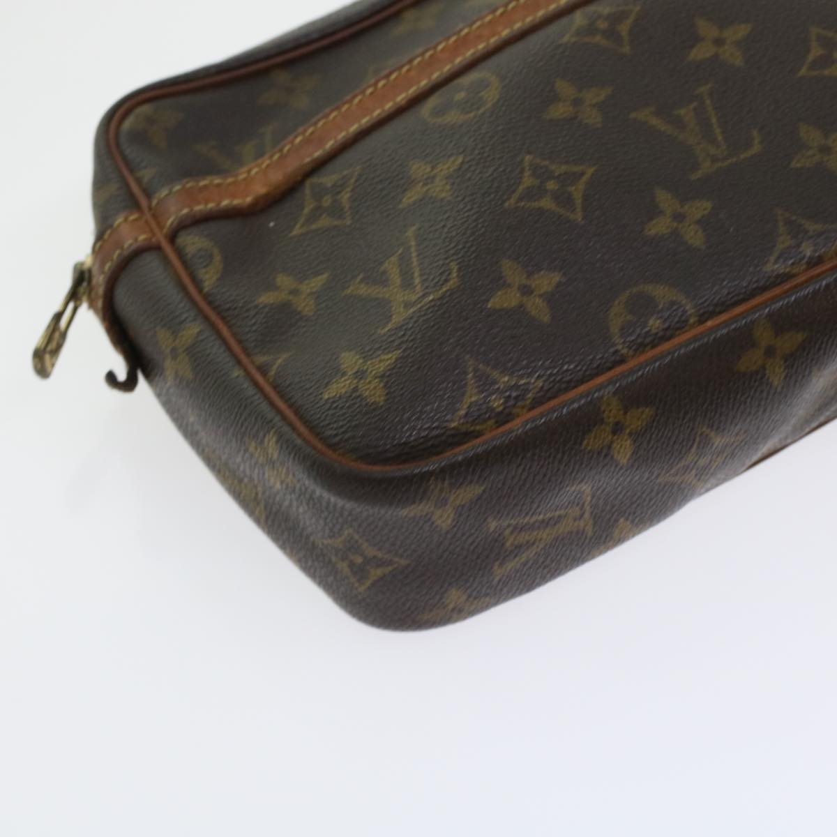 LOUIS VUITTON Monogram Compiegne 23 Clutch Bag M51847 LV Auth 45763