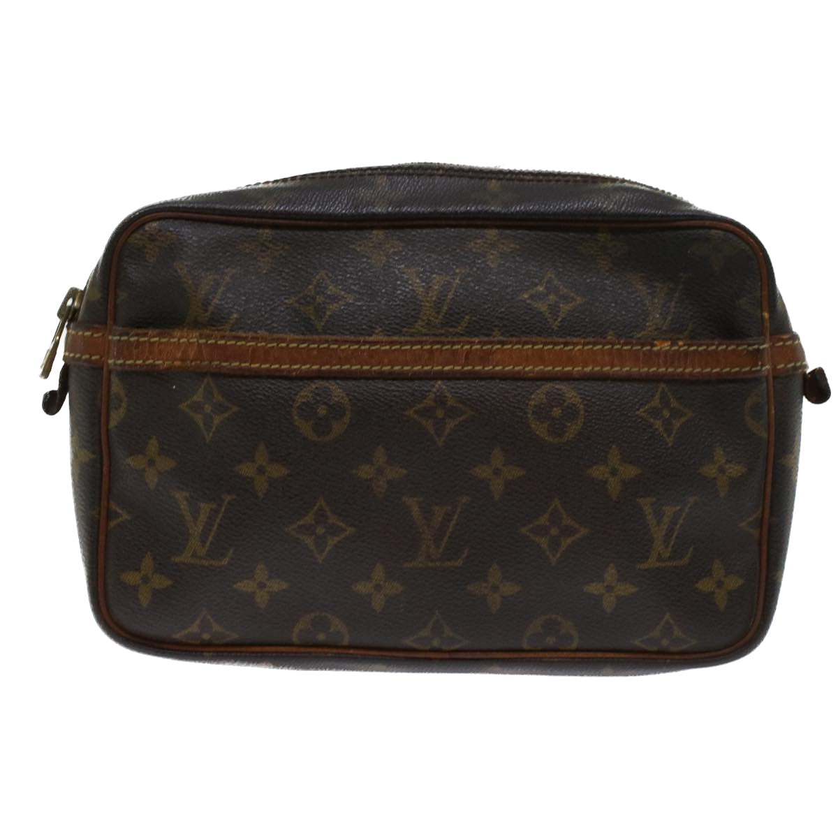 LOUIS VUITTON Monogram Compiegne 23 Clutch Bag M51847 LV Auth 45763