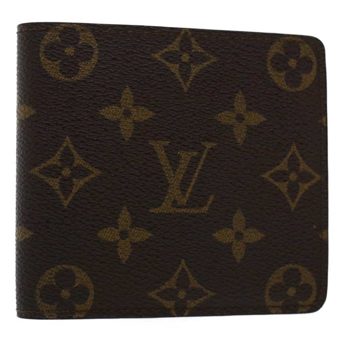 LOUIS VUITTON Monogram Bifold Wallet LV Auth 45768