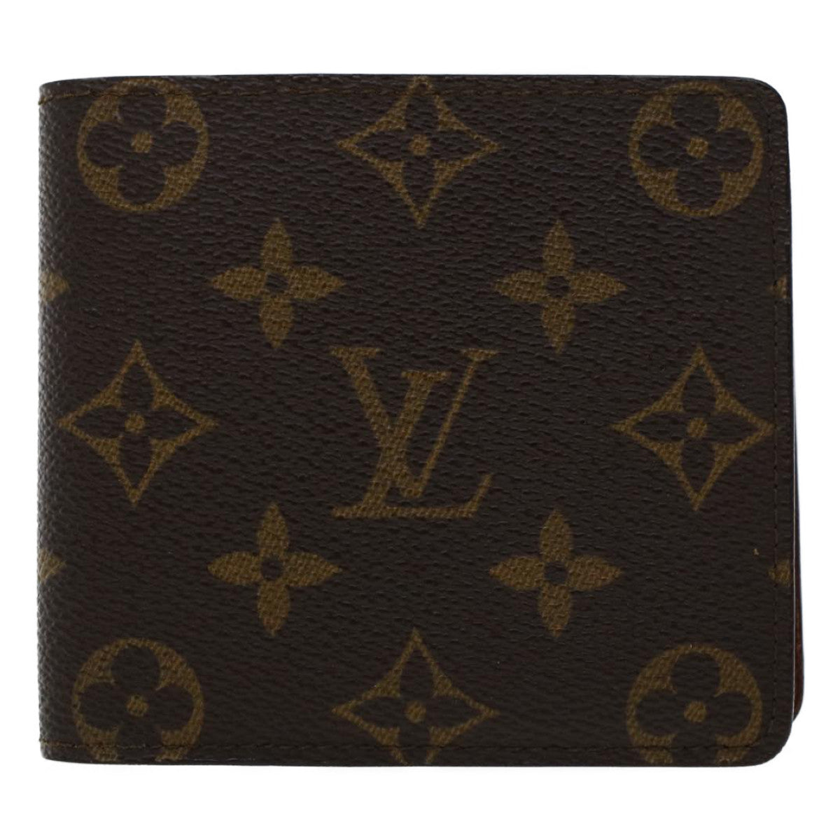 LOUIS VUITTON Monogram Bifold Wallet LV Auth 45768