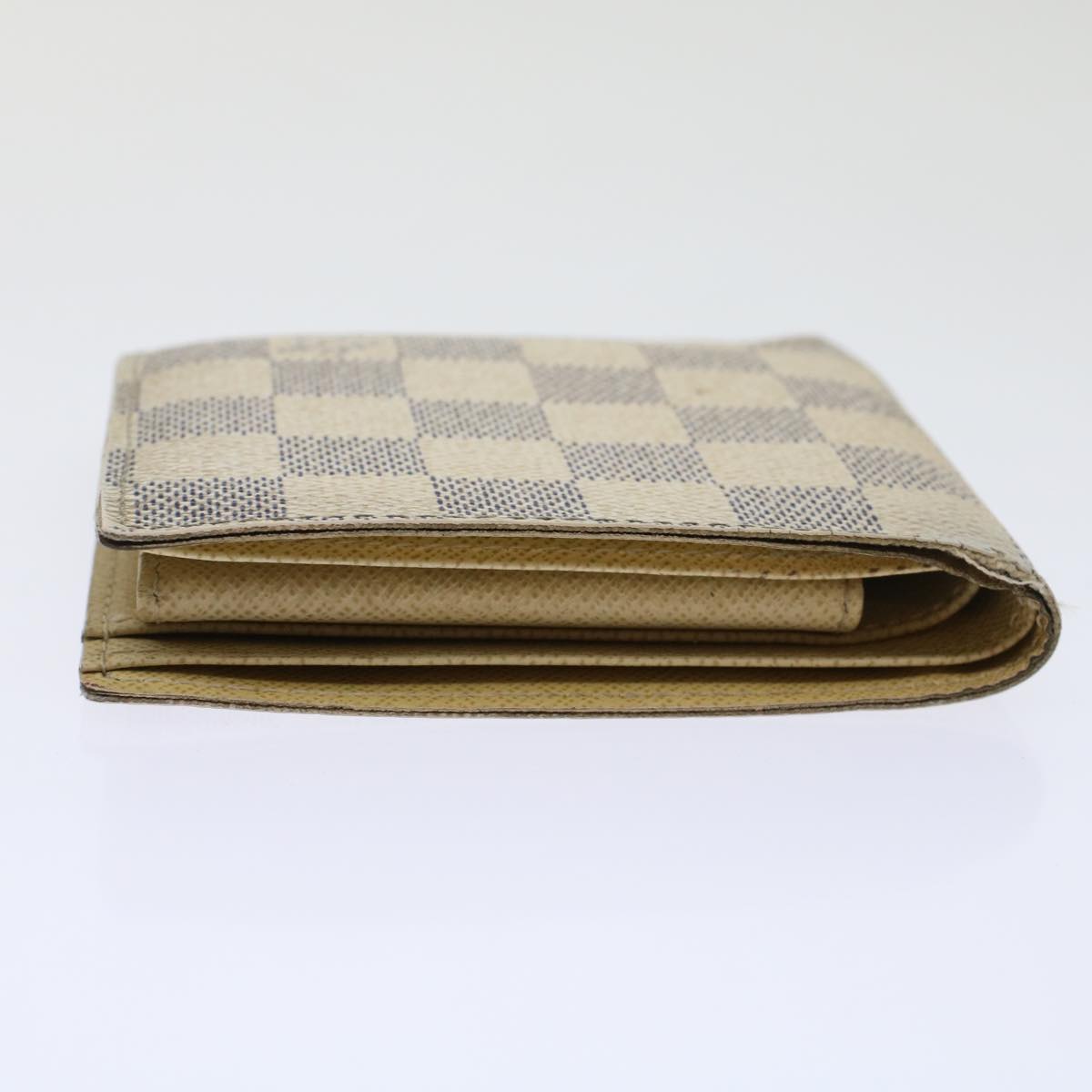 LOUIS VUITTON Damier Azur Porte Feuille Marco Bifold Wallet N60018 Auth 45769