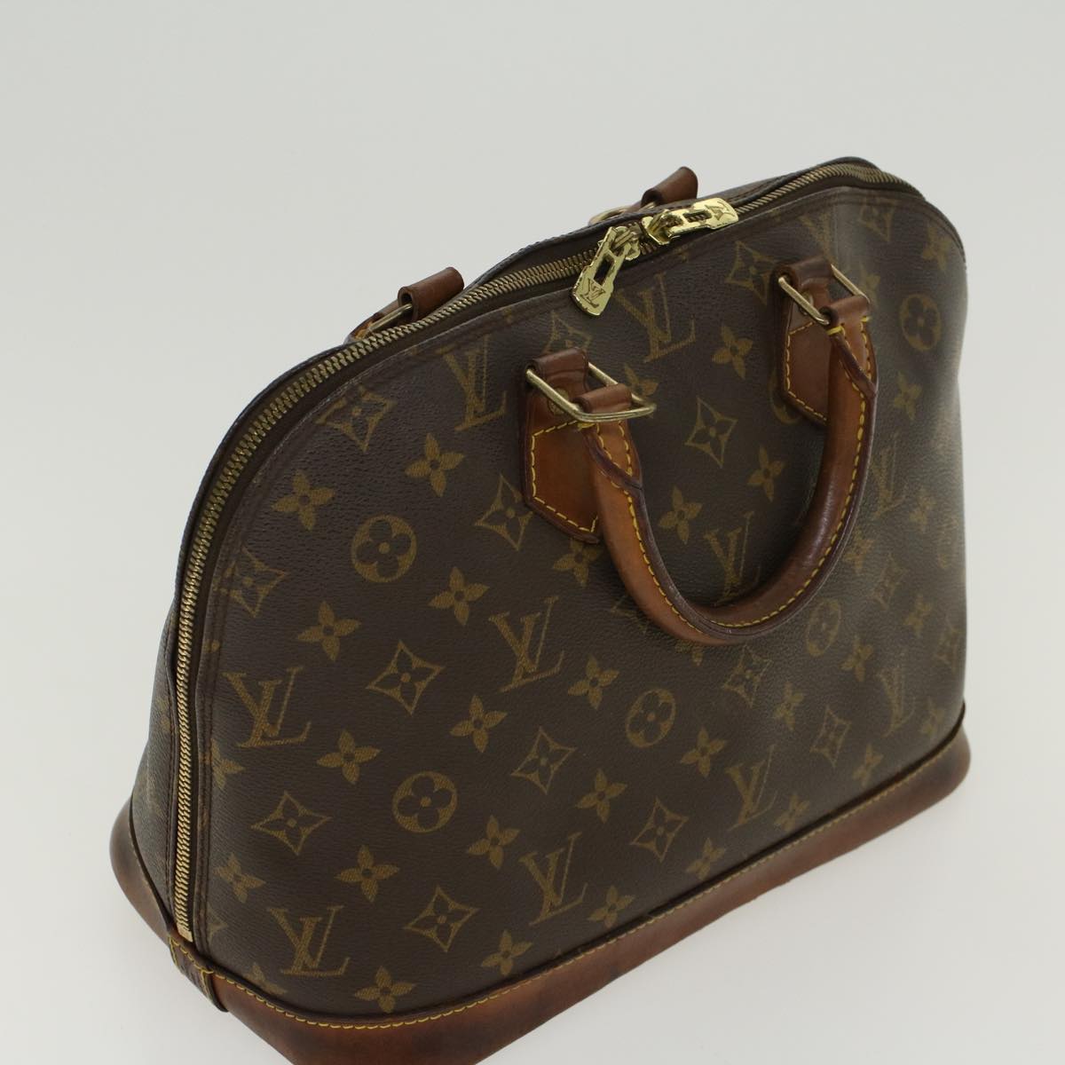 LOUIS VUITTON Monogram Alma Hand Bag M51130 LV Auth 45774