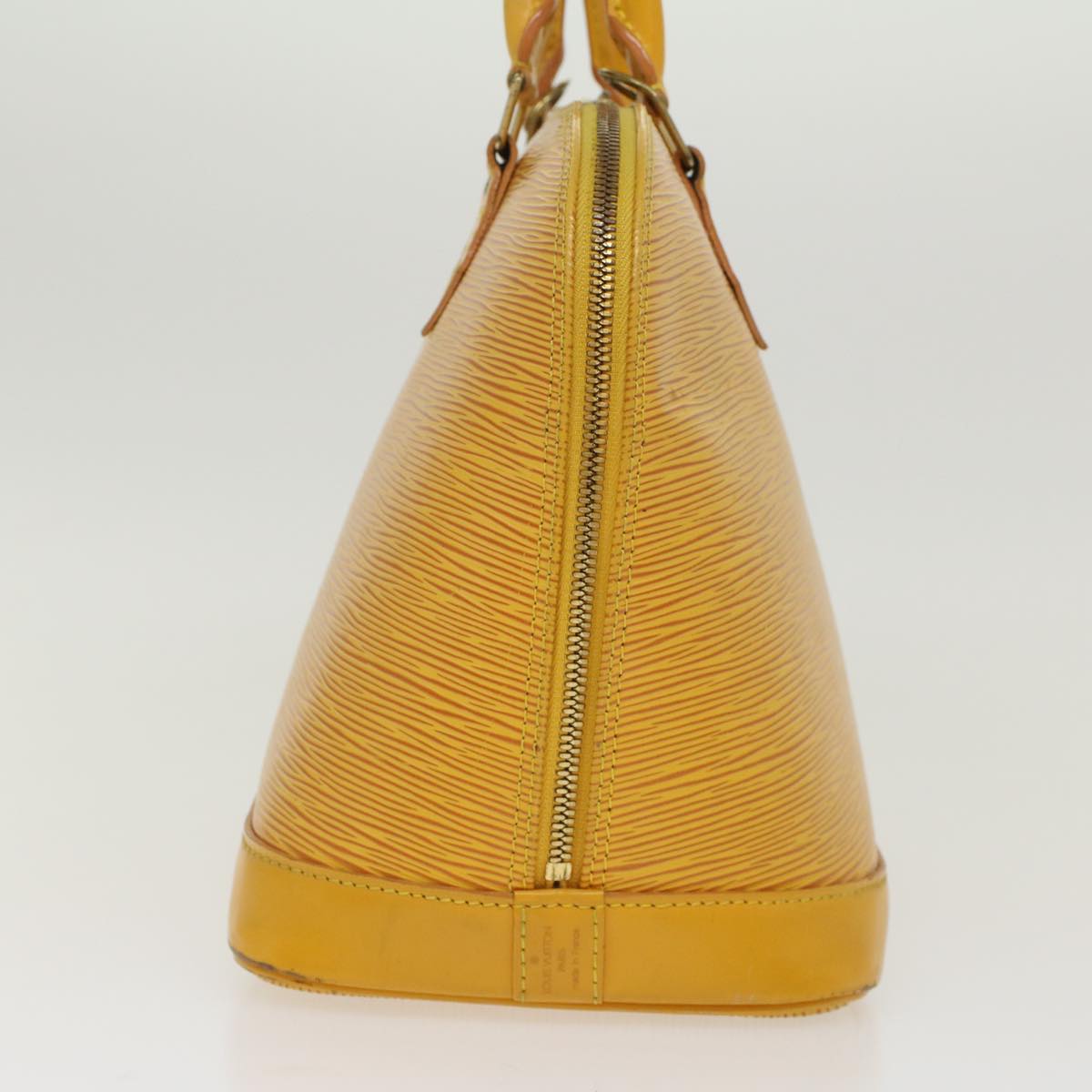 LOUIS VUITTON Epi Alma Hand Bag Tassili Yellow M52149 LV Auth 45781