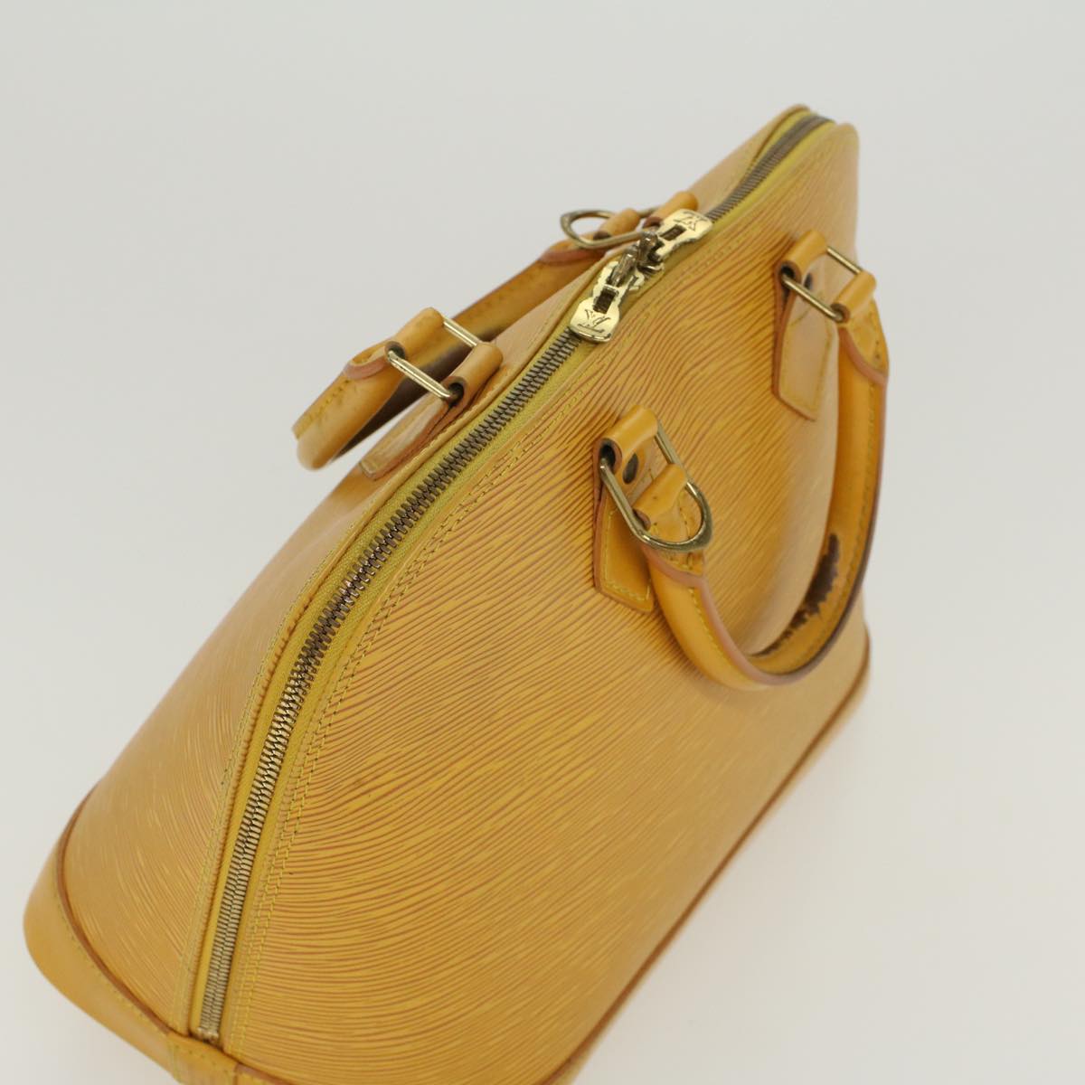 LOUIS VUITTON Epi Alma Hand Bag Tassili Yellow M52149 LV Auth 45781