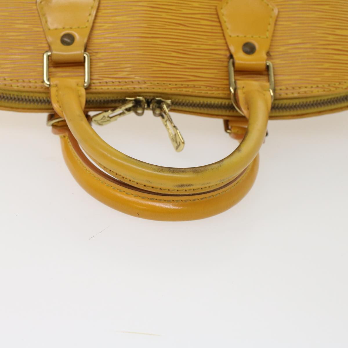 LOUIS VUITTON Epi Alma Hand Bag Tassili Yellow M52149 LV Auth 45781