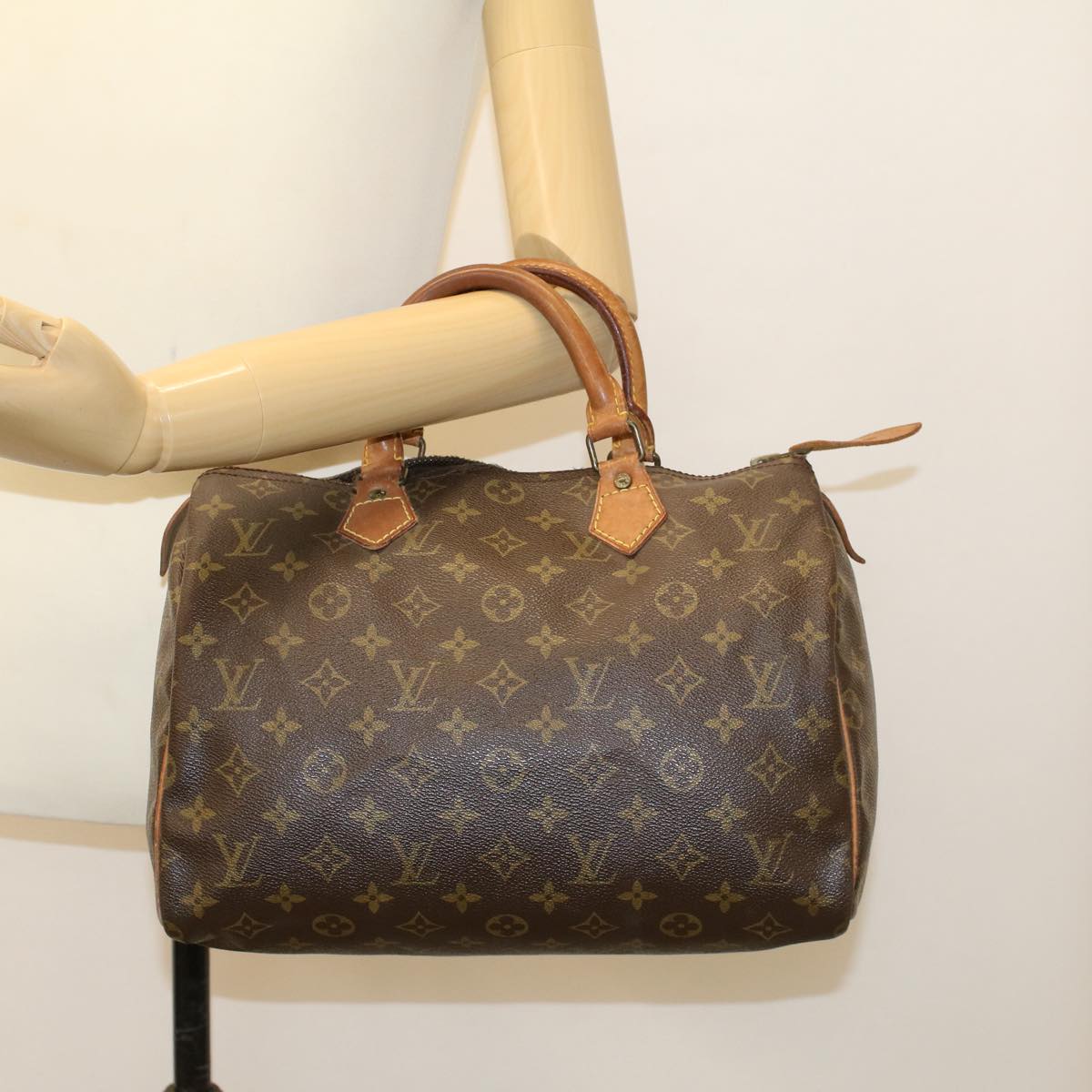 LOUIS VUITTON Monogram Speedy 30 Hand Bag M41526 LV Auth 45782