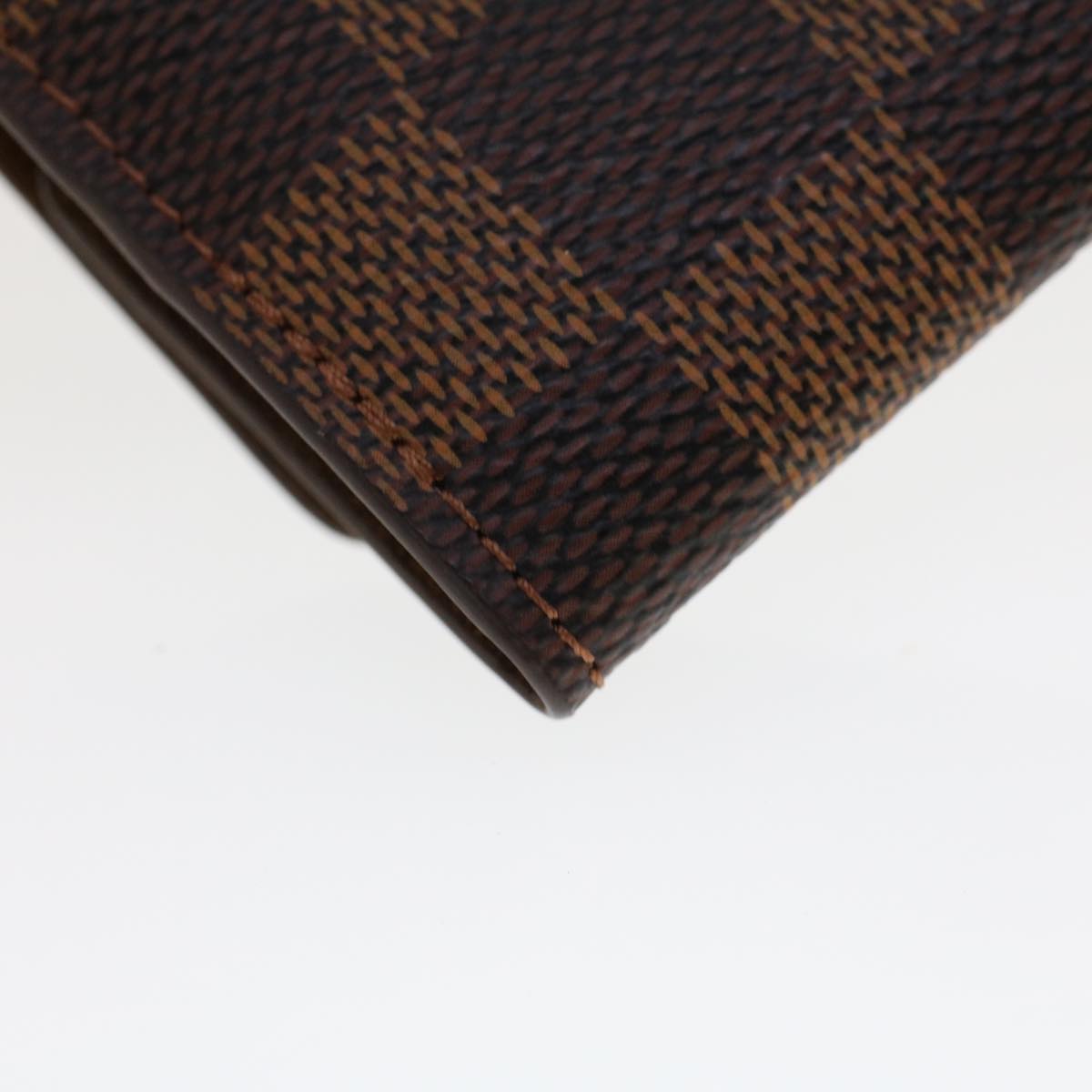 LOUIS VUITTON Damier Ebene Cuff Case M64681 LV Auth 45794