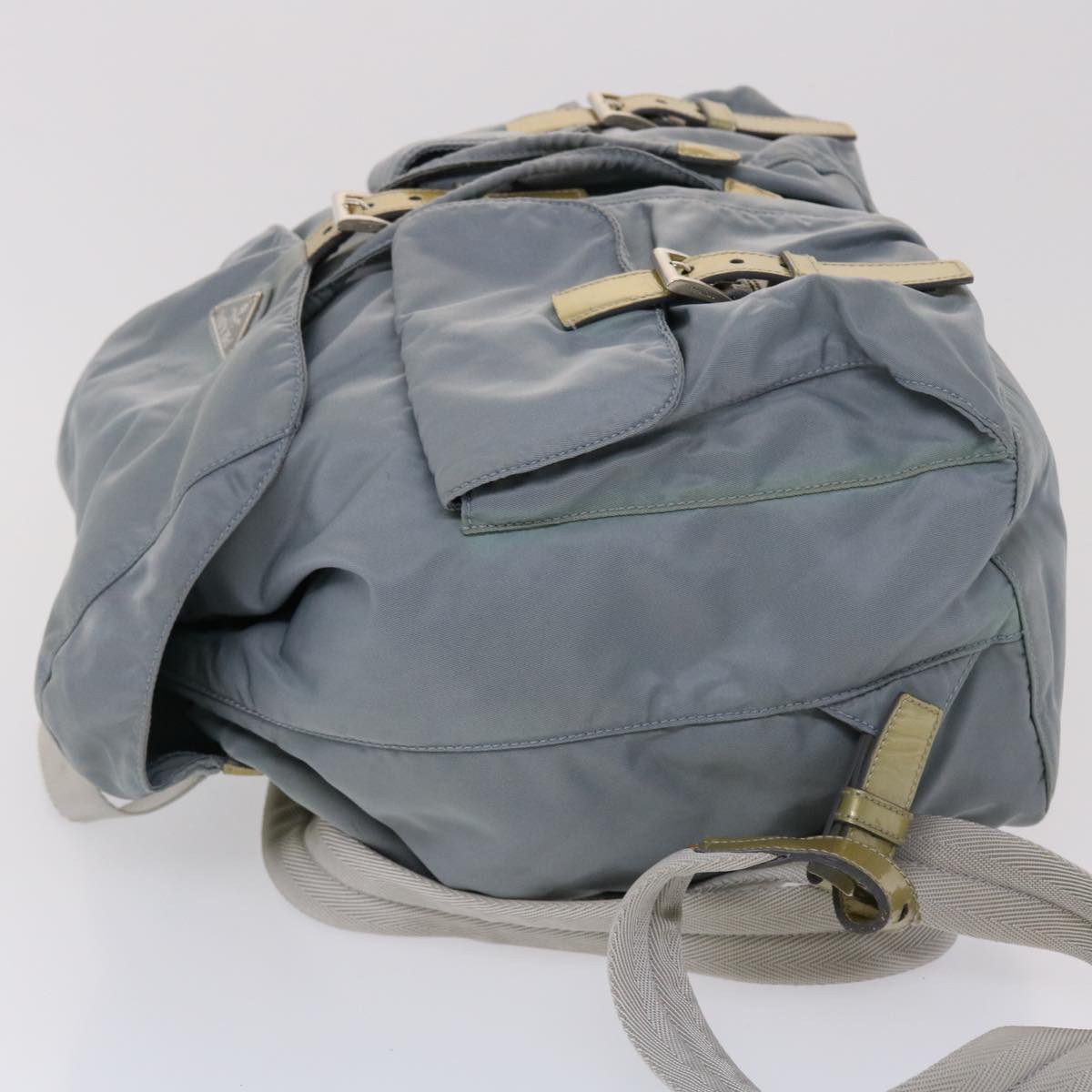 PRADA Backpack Nylon Light Blue Auth 45811