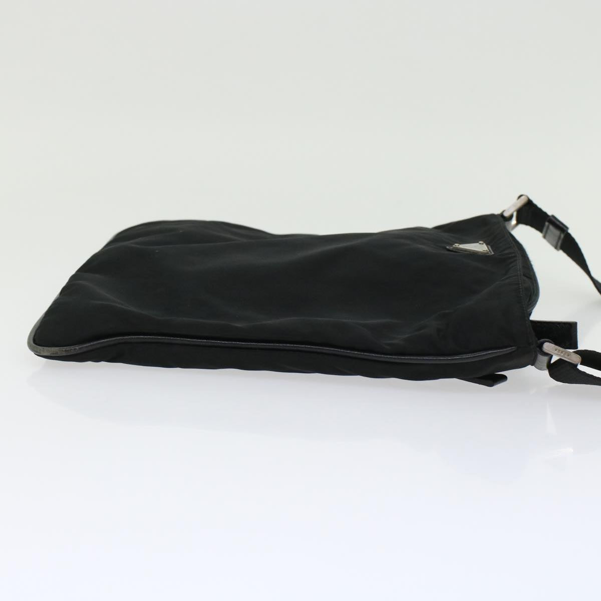 PRADA Shoulder Bag Nylon Black Auth 45839