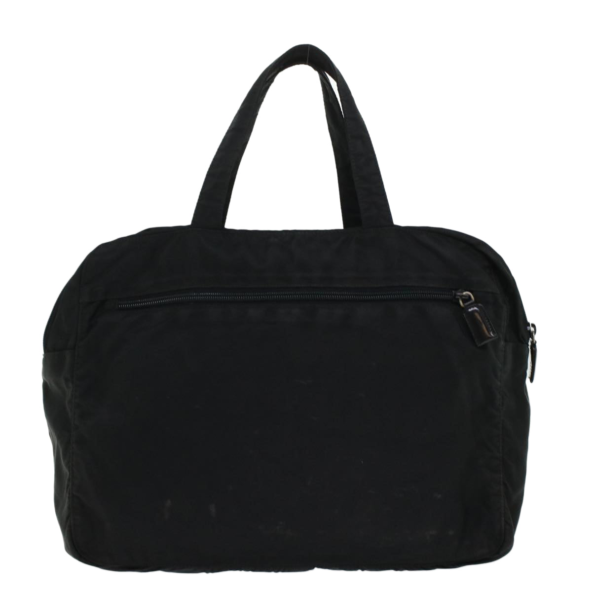 PRADA Hand Bag Nylon Black Auth 45854 - 0