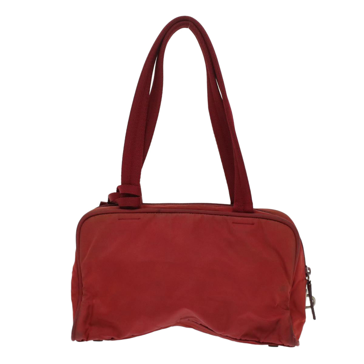 PRADA Shoulder Bag Nylon Red Auth 45864 - 0