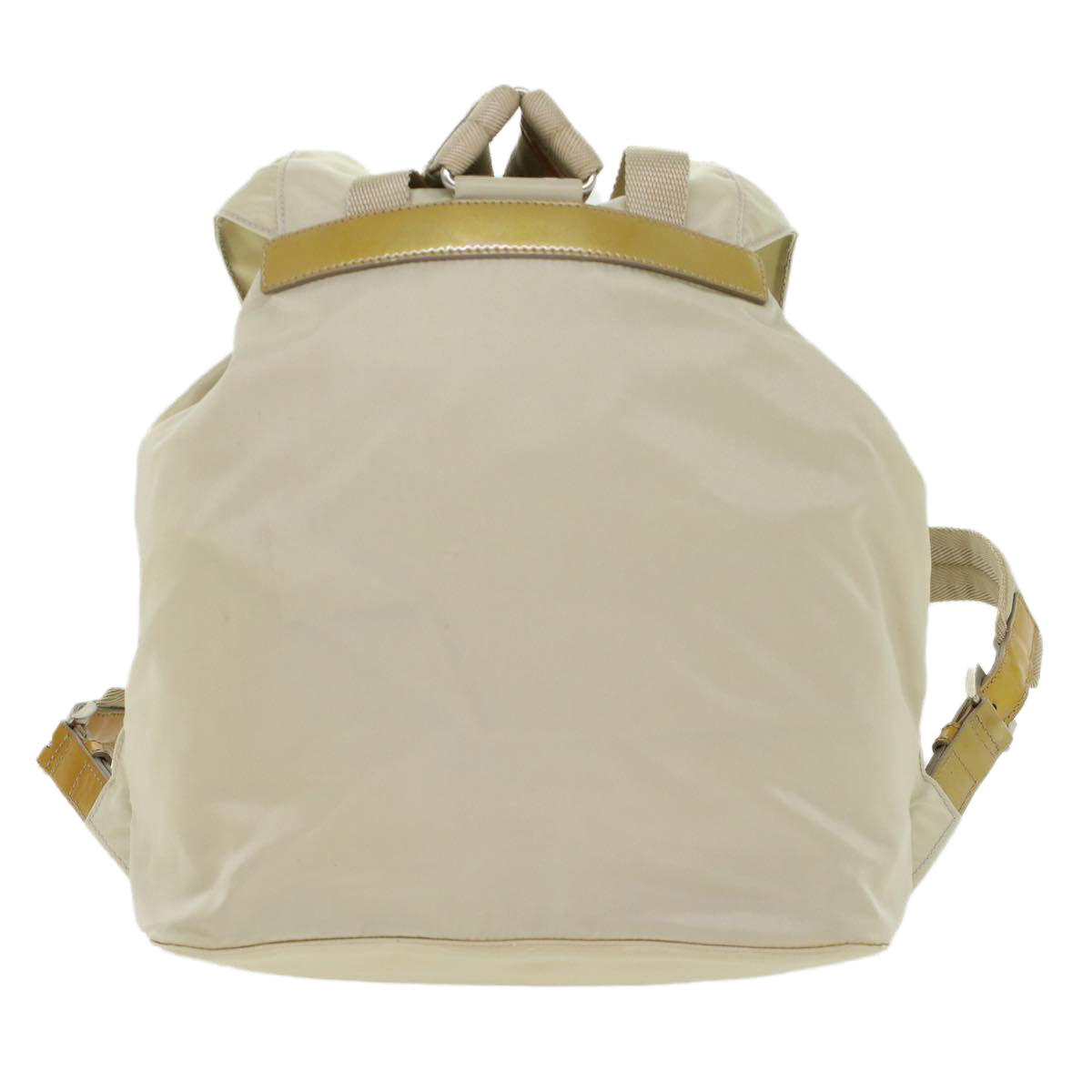PRADA Backpack Nylon Beige Auth 45868 - 0