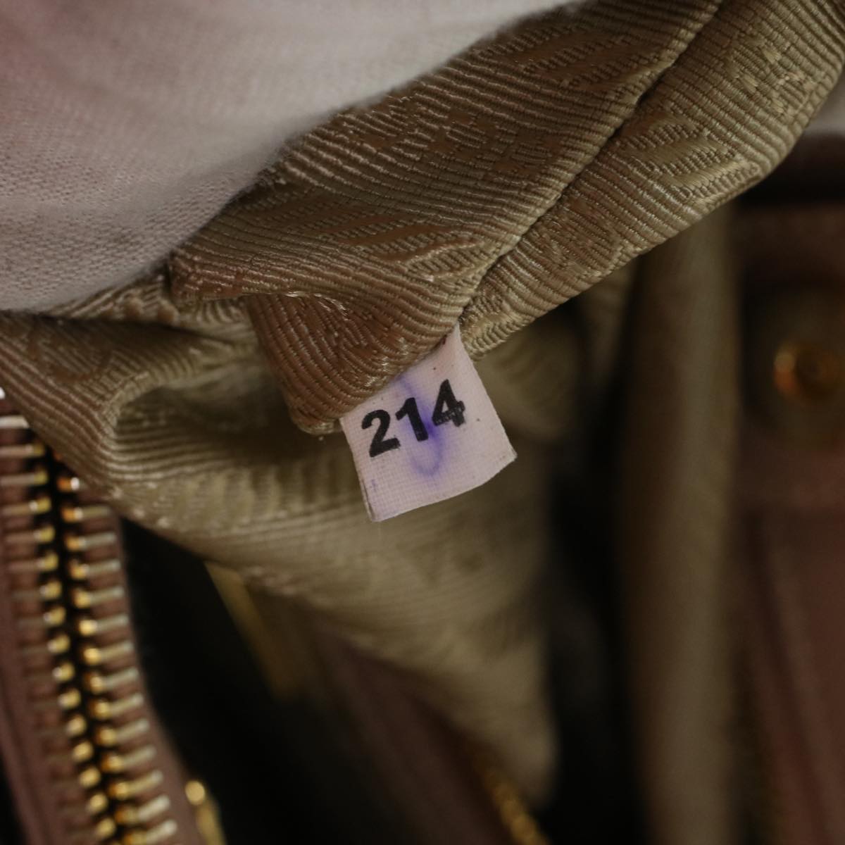 PRADA Hand Bag Safiano leather 2way Pink Auth 45924