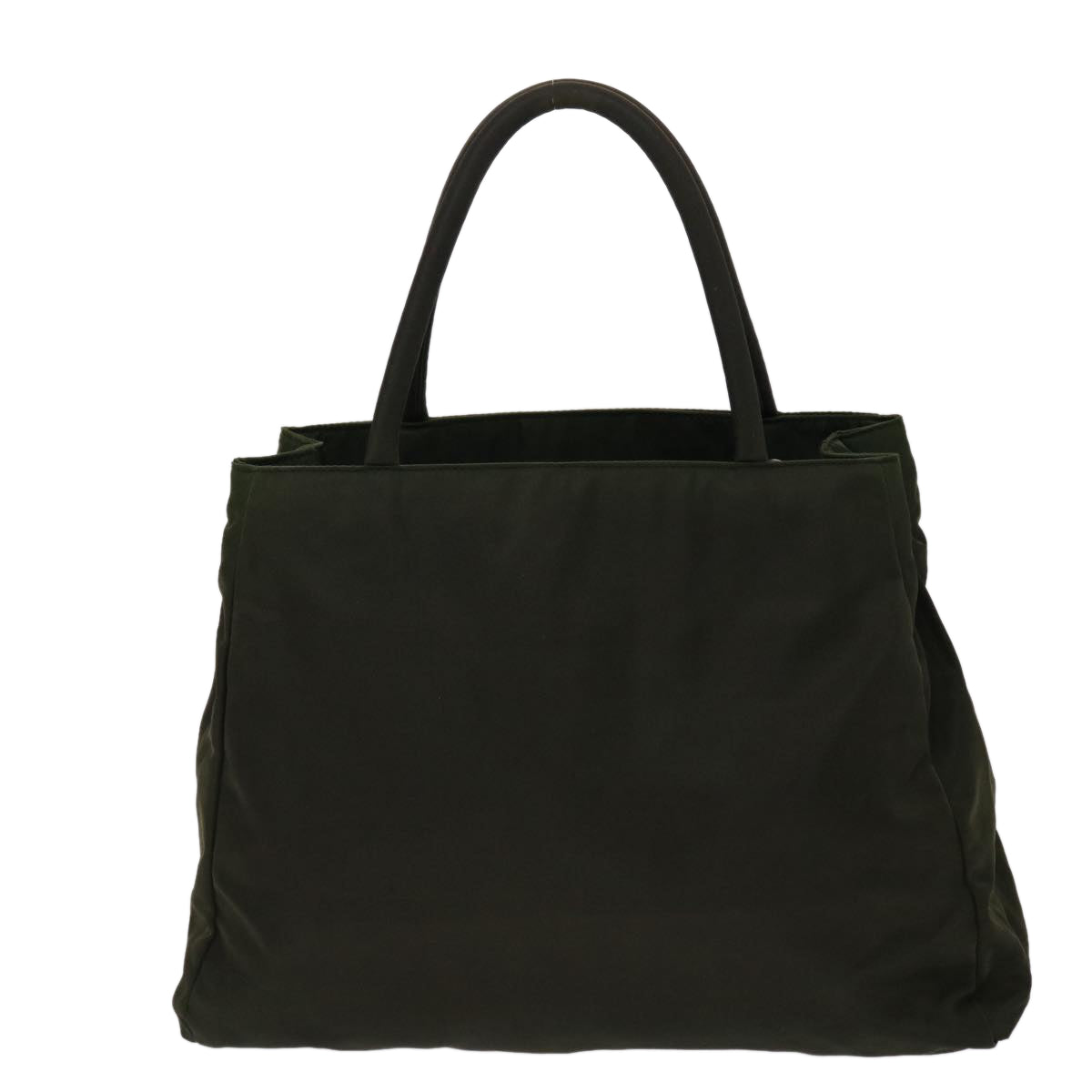 PRADA Hand Bag Nylon Khaki Auth 45940 - 0