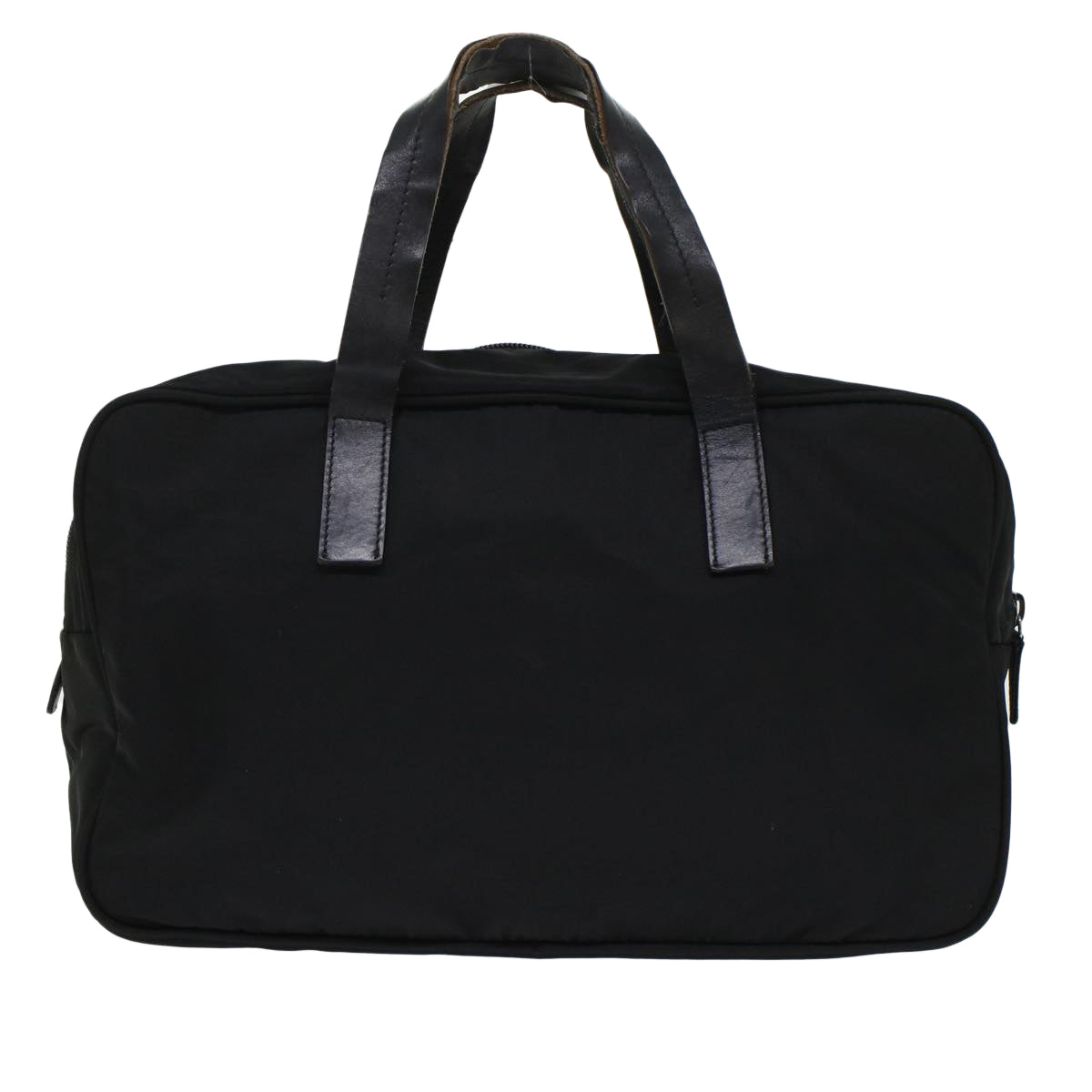 PRADA Hand Bag Nylon Black Auth 45963 - 0