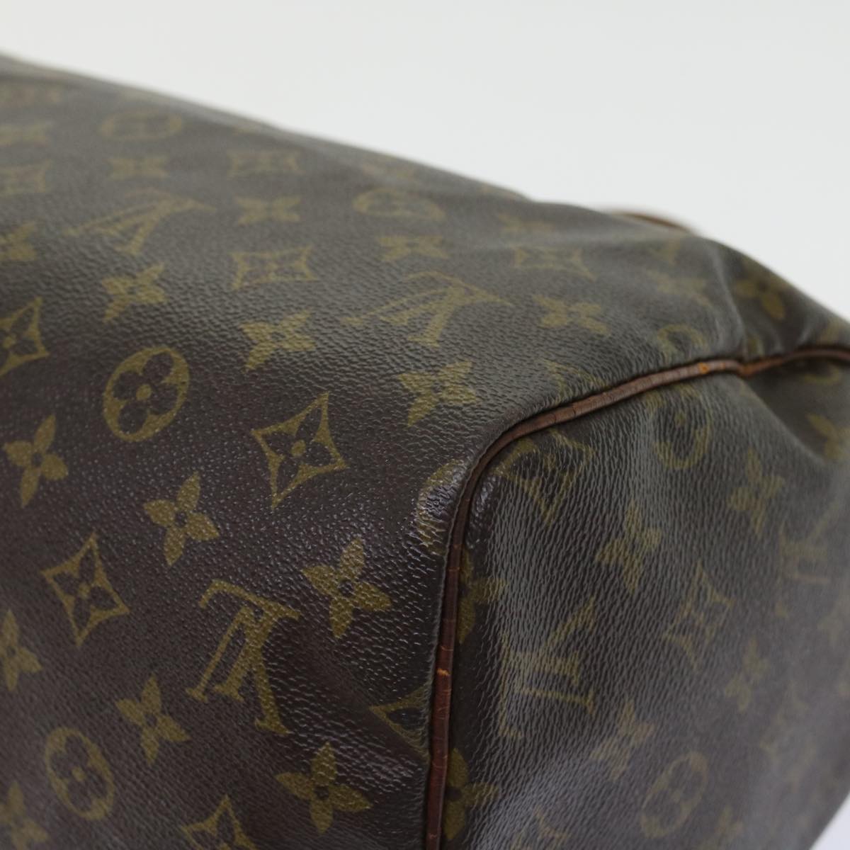 LOUIS VUITTON Monogram Speedy 30 Hand Bag M41526 LV Auth 46045