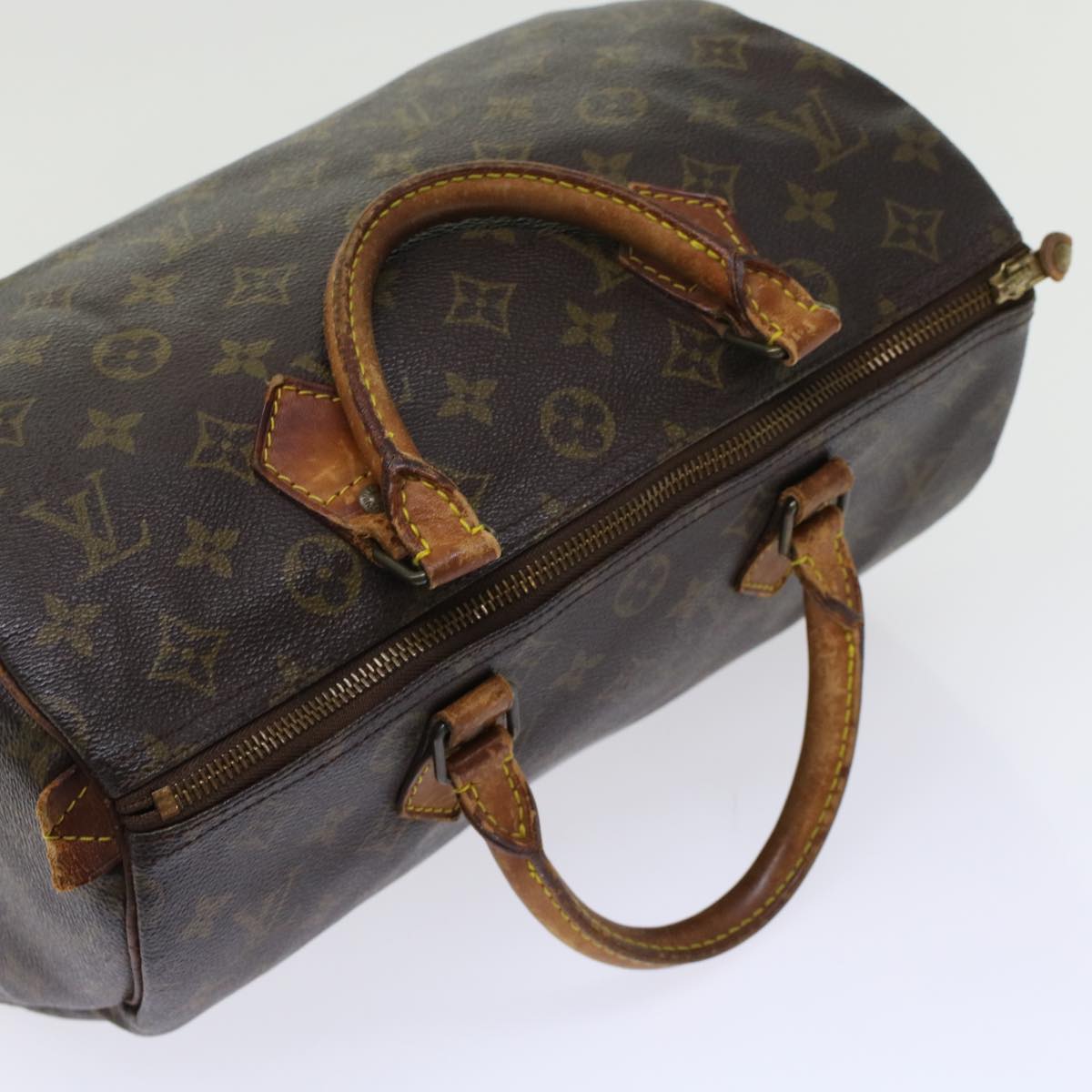 LOUIS VUITTON Monogram Speedy 30 Hand Bag M41526 LV Auth 46045