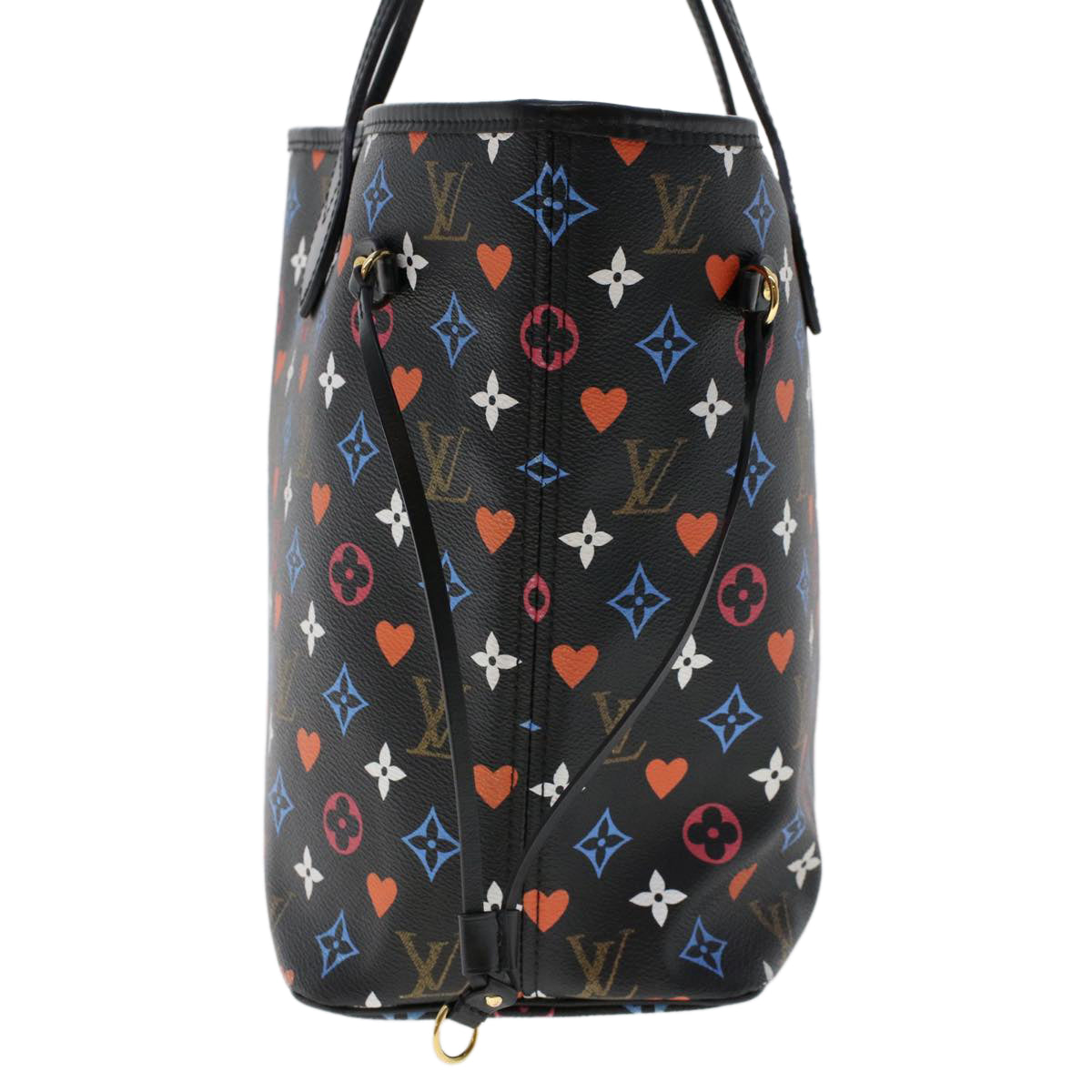 LOUIS VUITTON Monogram Game On Neverfull MM Shoulder Bag M57483 LV Auth 46152A