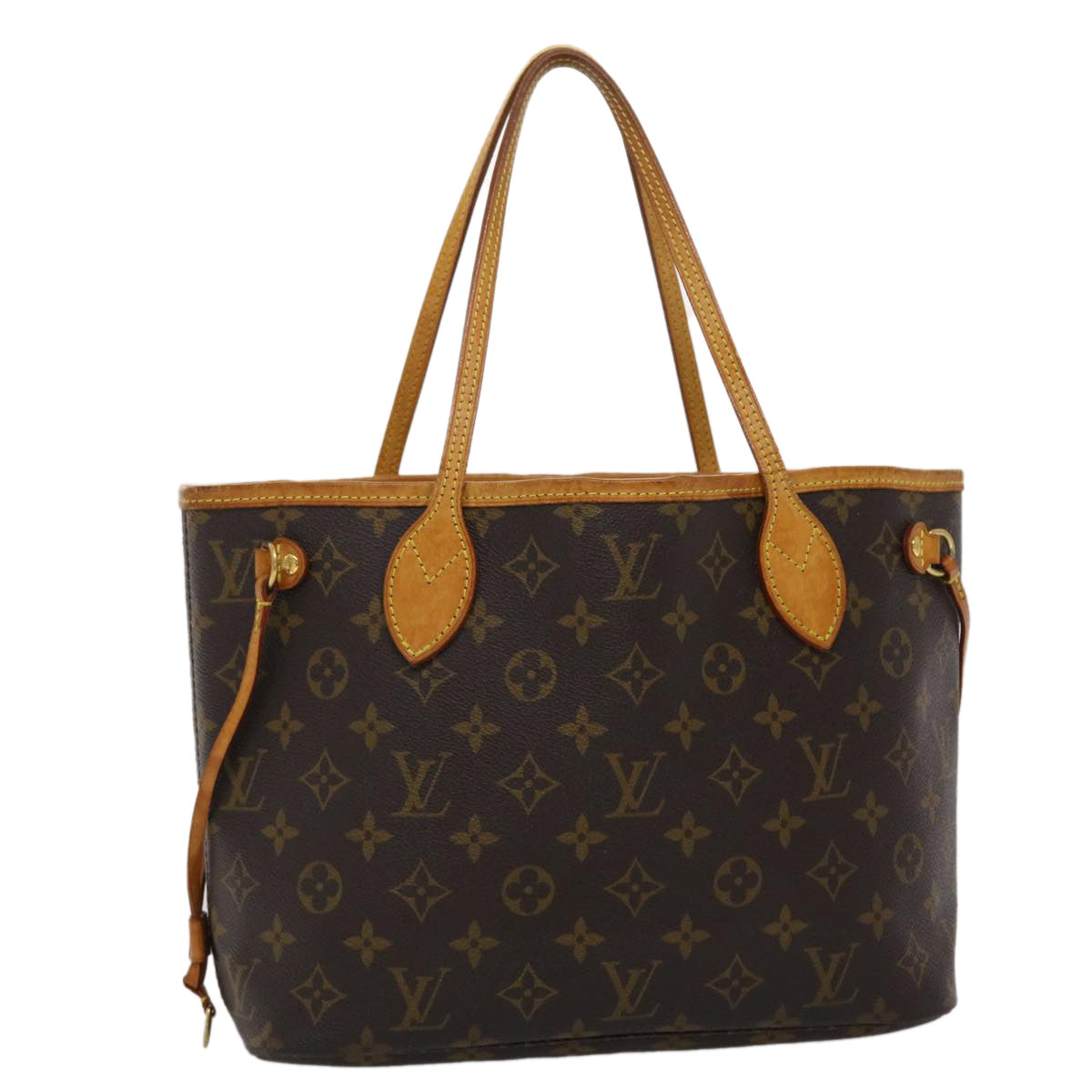 LOUIS VUITTON Monogram Neverfull PM Tote Bag M40155 LV Auth 46160