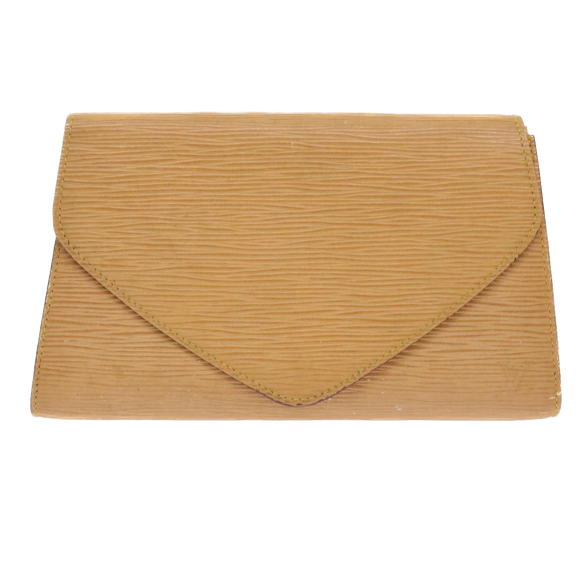 LOUIS VUITTON Epi Art Deco Clutch Bag Zipangu Gold M52639 LV Auth 46251