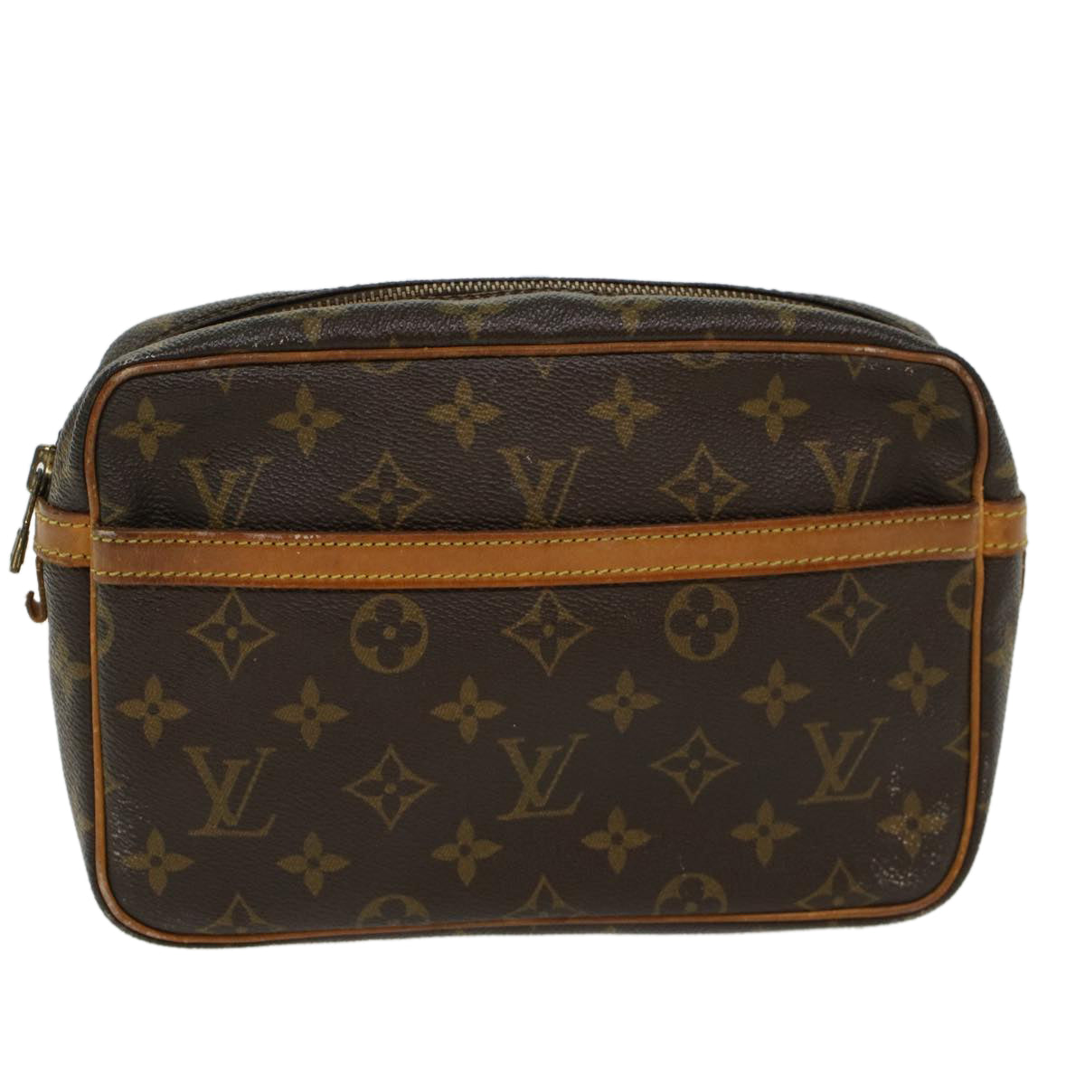 LOUIS VUITTON Monogram Compiegne 23 Clutch Bag M51847 LV Auth 46277