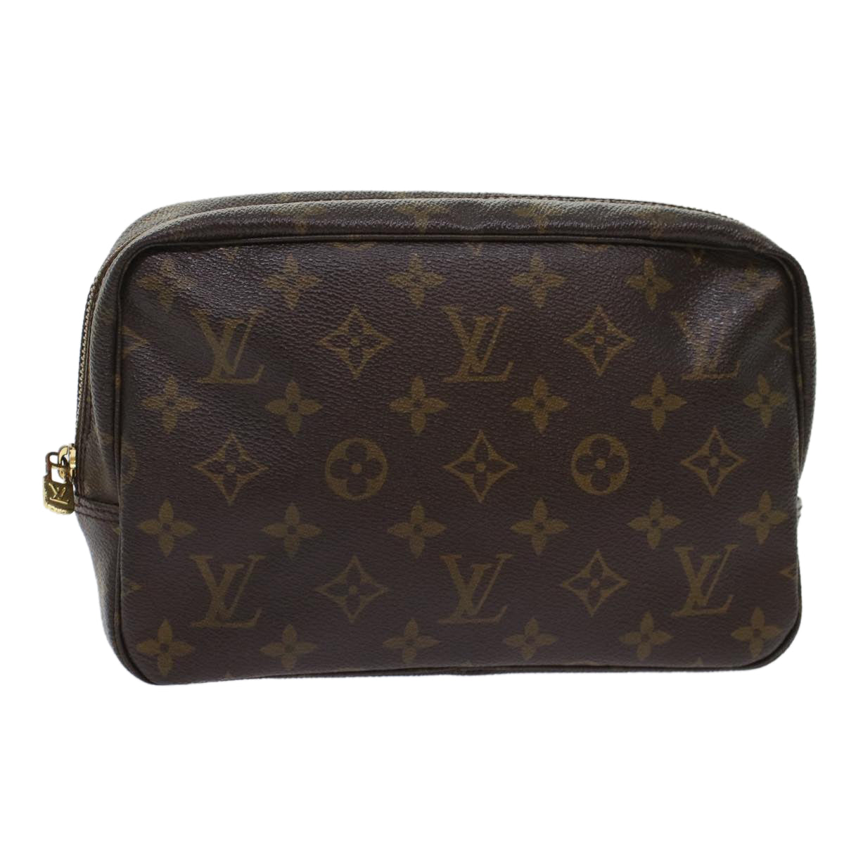 LOUIS VUITTON Monogram Trousse Toilette 23 Clutch Bag M47524 LV Auth 46278